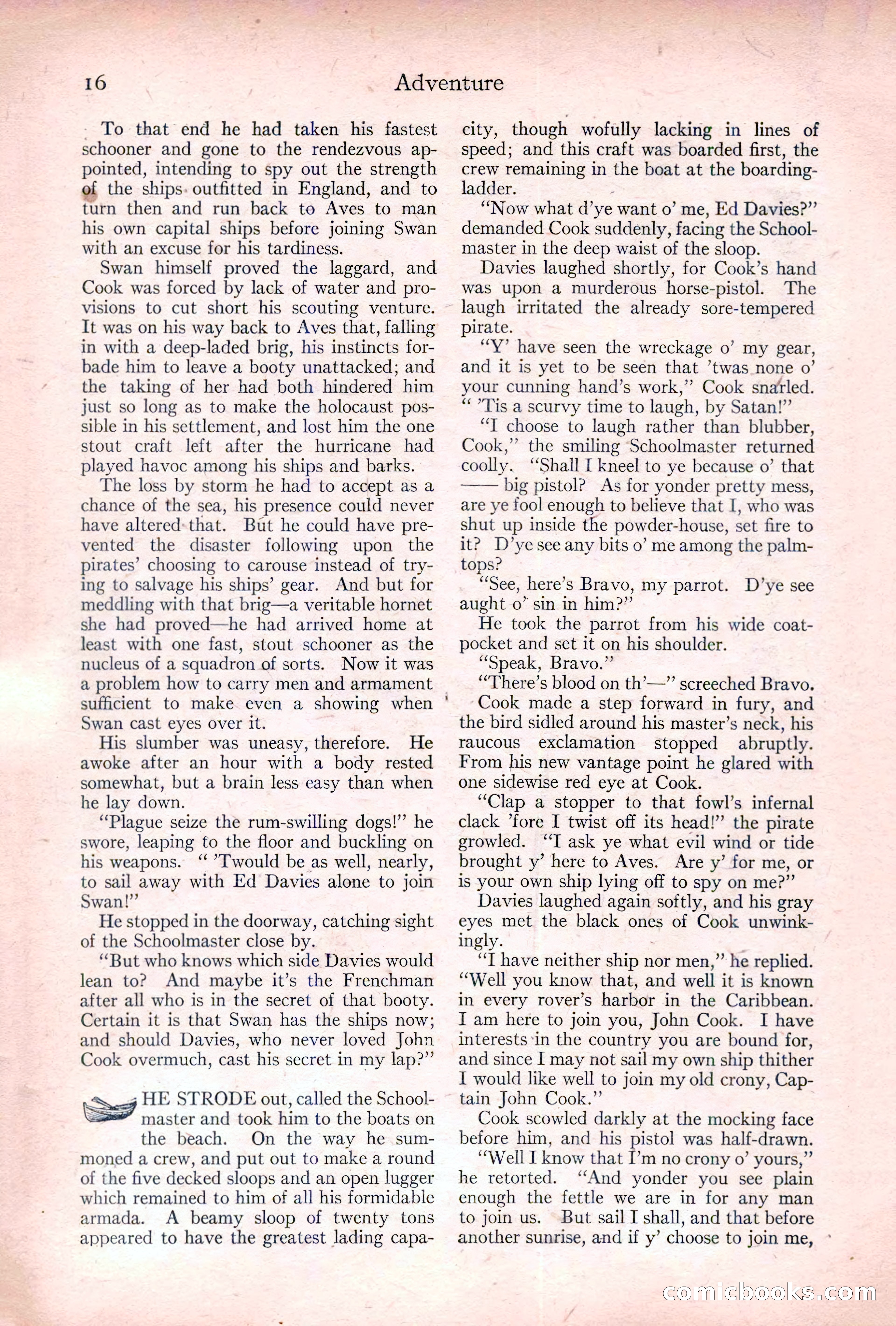 Adventure, January 20, 1922 — page 18 of 196