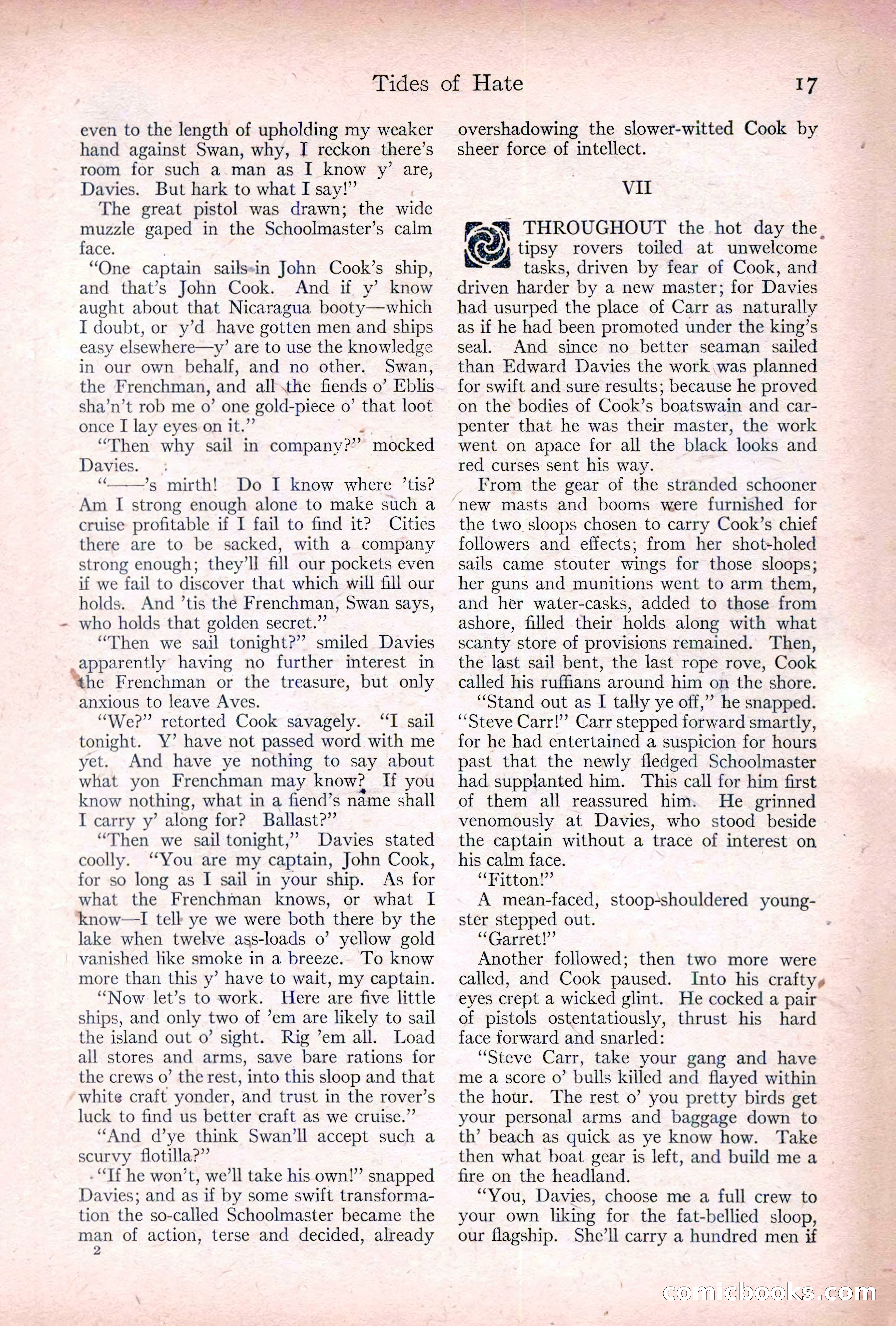 Adventure, January 20, 1922 — page 19 of 196