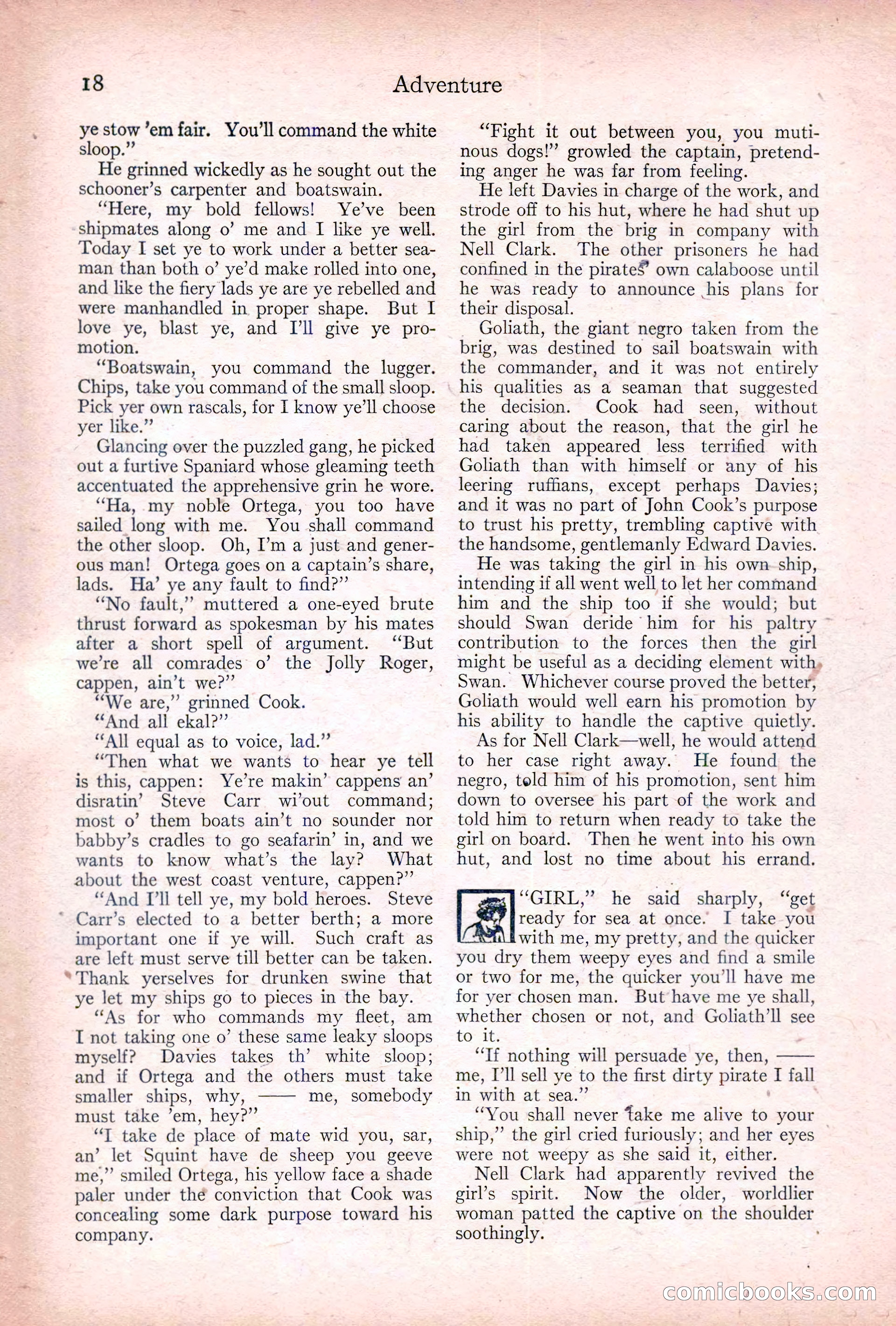 Adventure, January 20, 1922 — page 20 of 196
