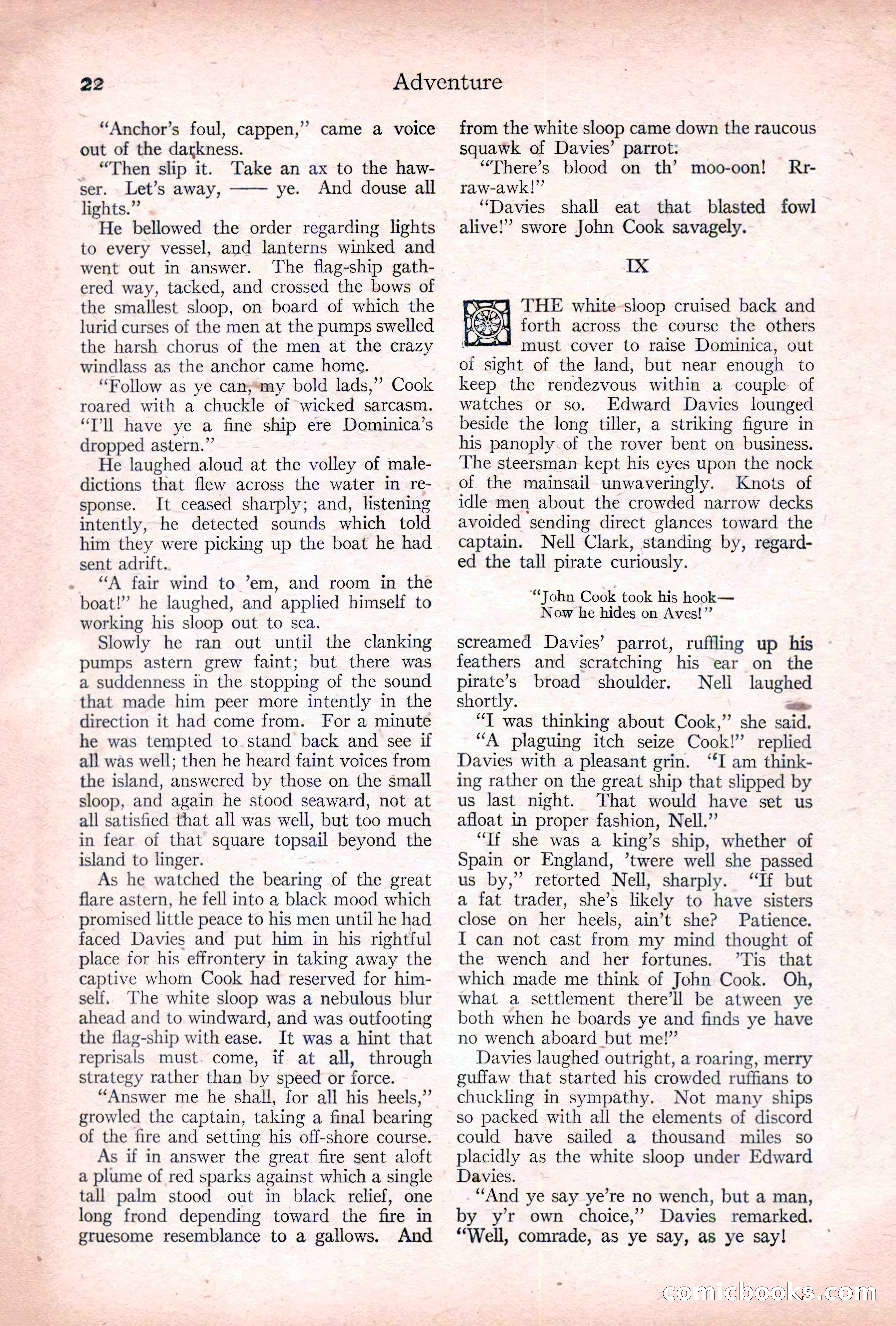 Adventure, January 20, 1922 — page 24 of 196