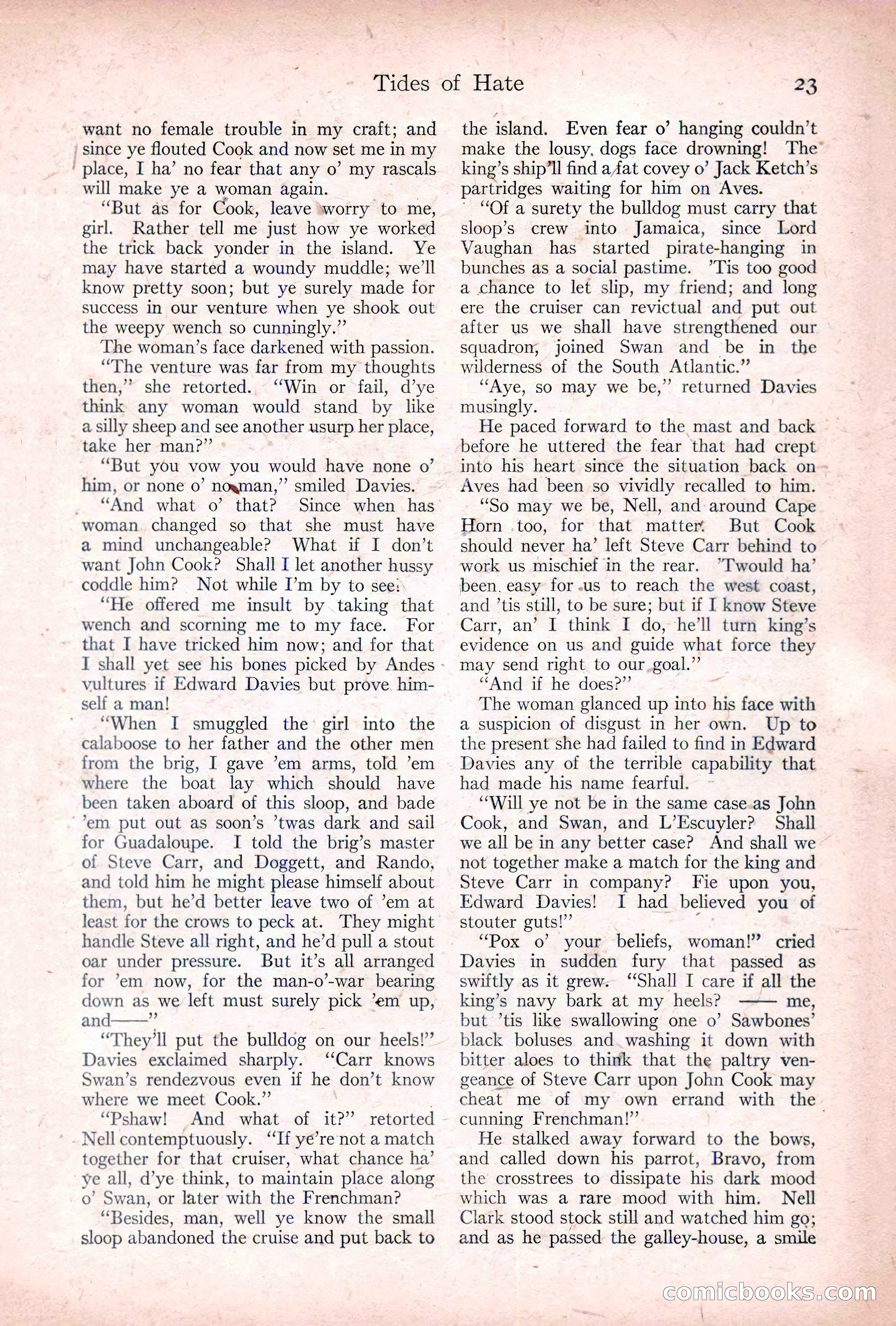 Adventure, January 20, 1922 — page 25 of 196