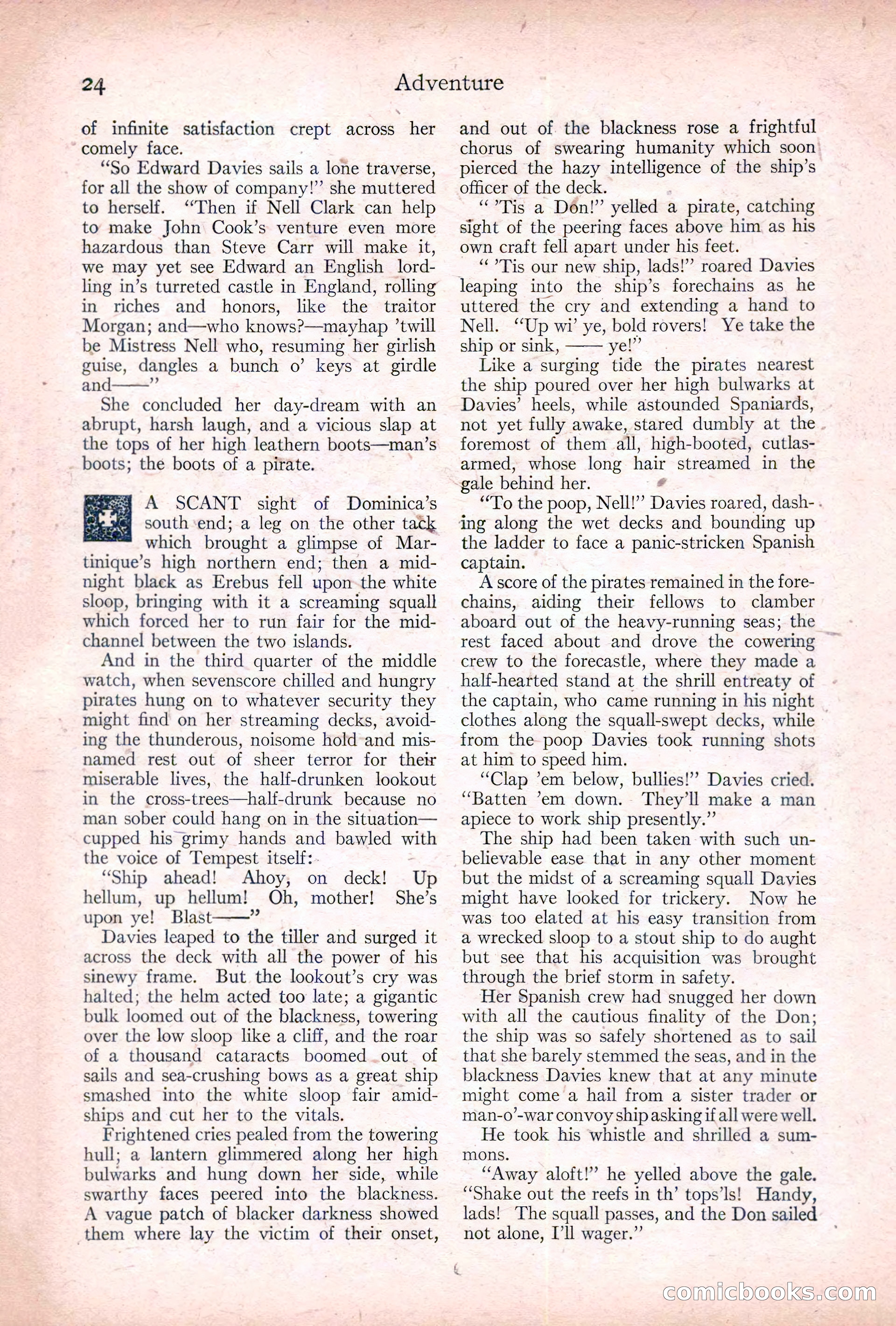 Adventure, January 20, 1922 — page 26 of 196