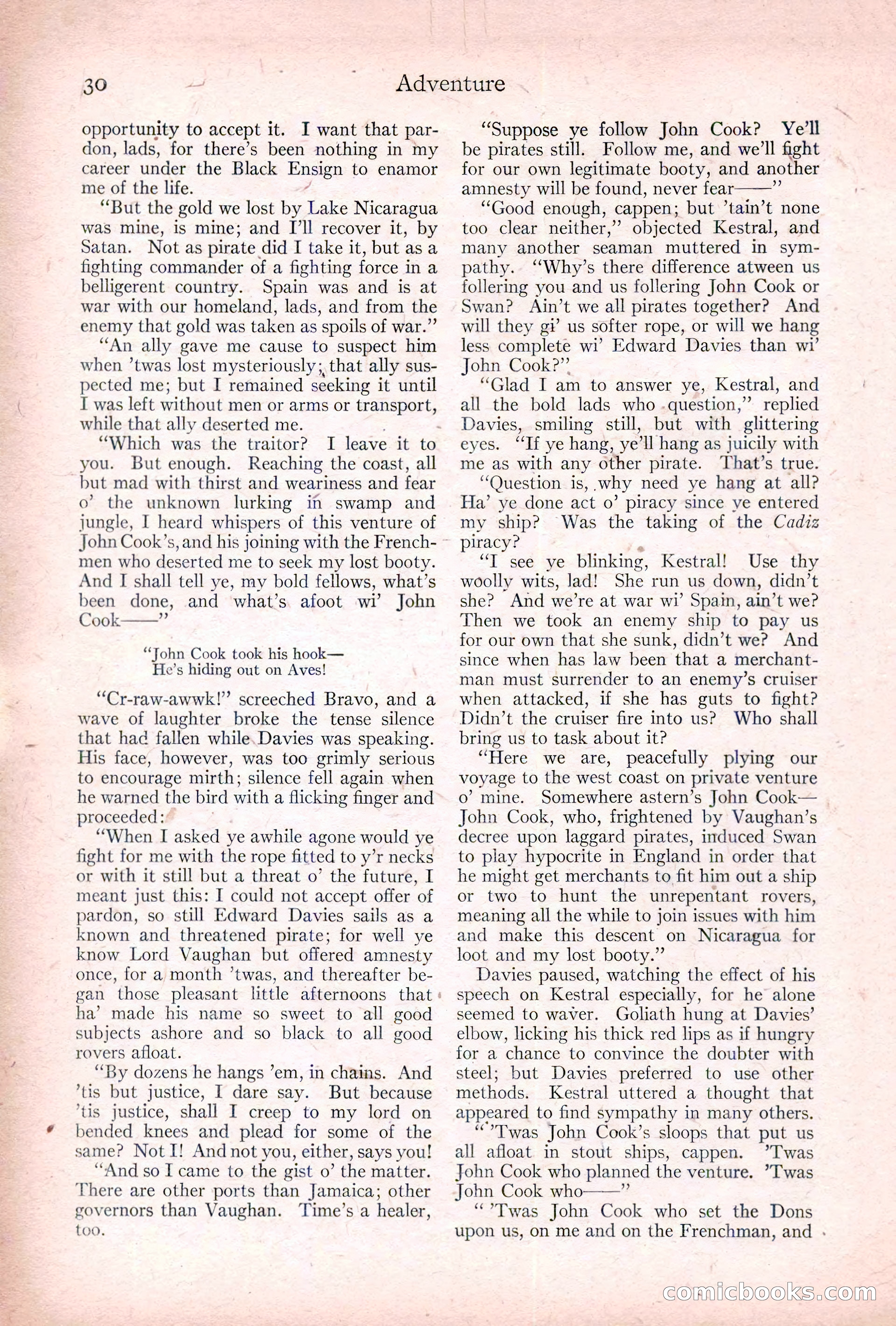 Adventure, January 20, 1922 — page 32 of 196