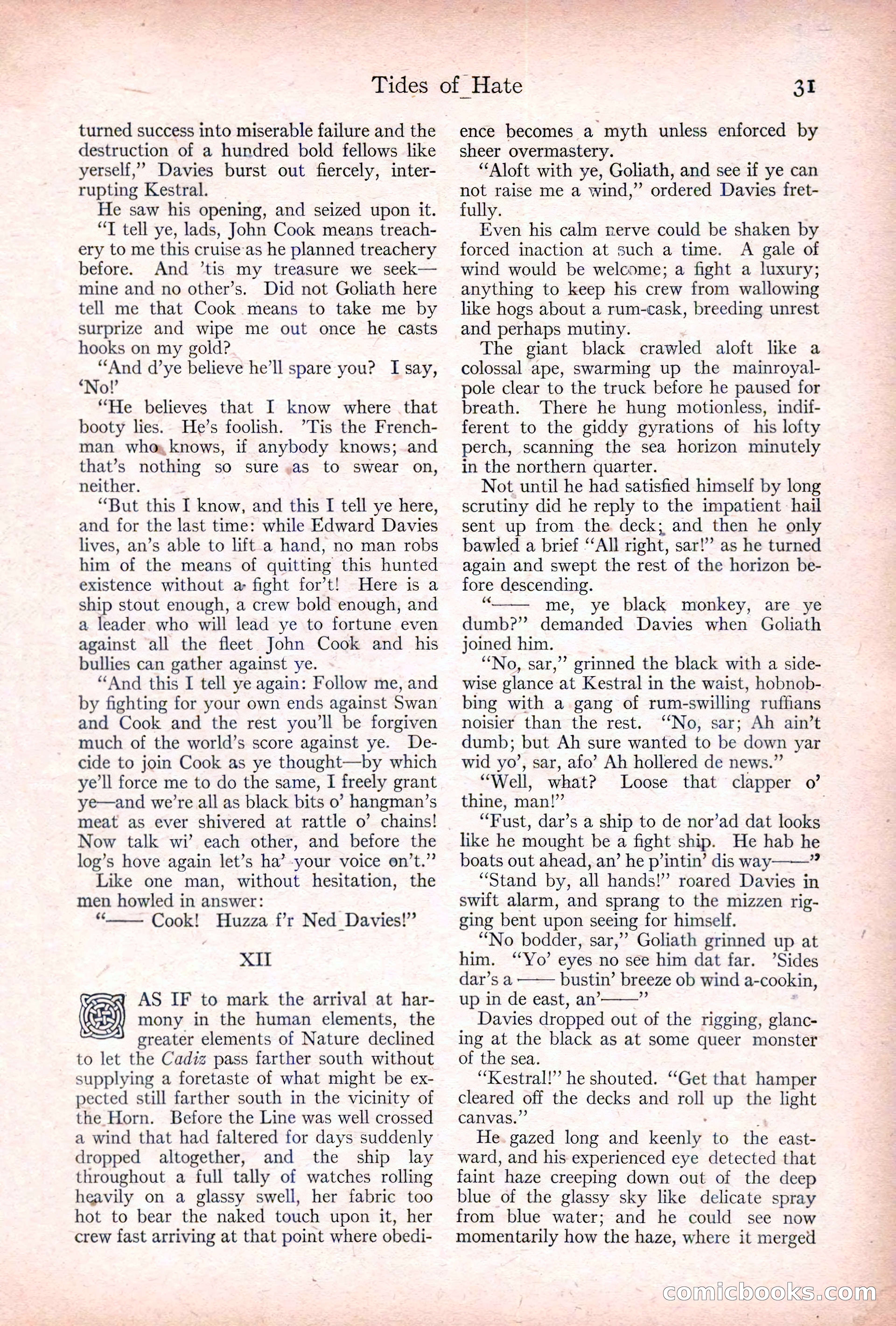 Adventure, January 20, 1922 — page 33 of 196