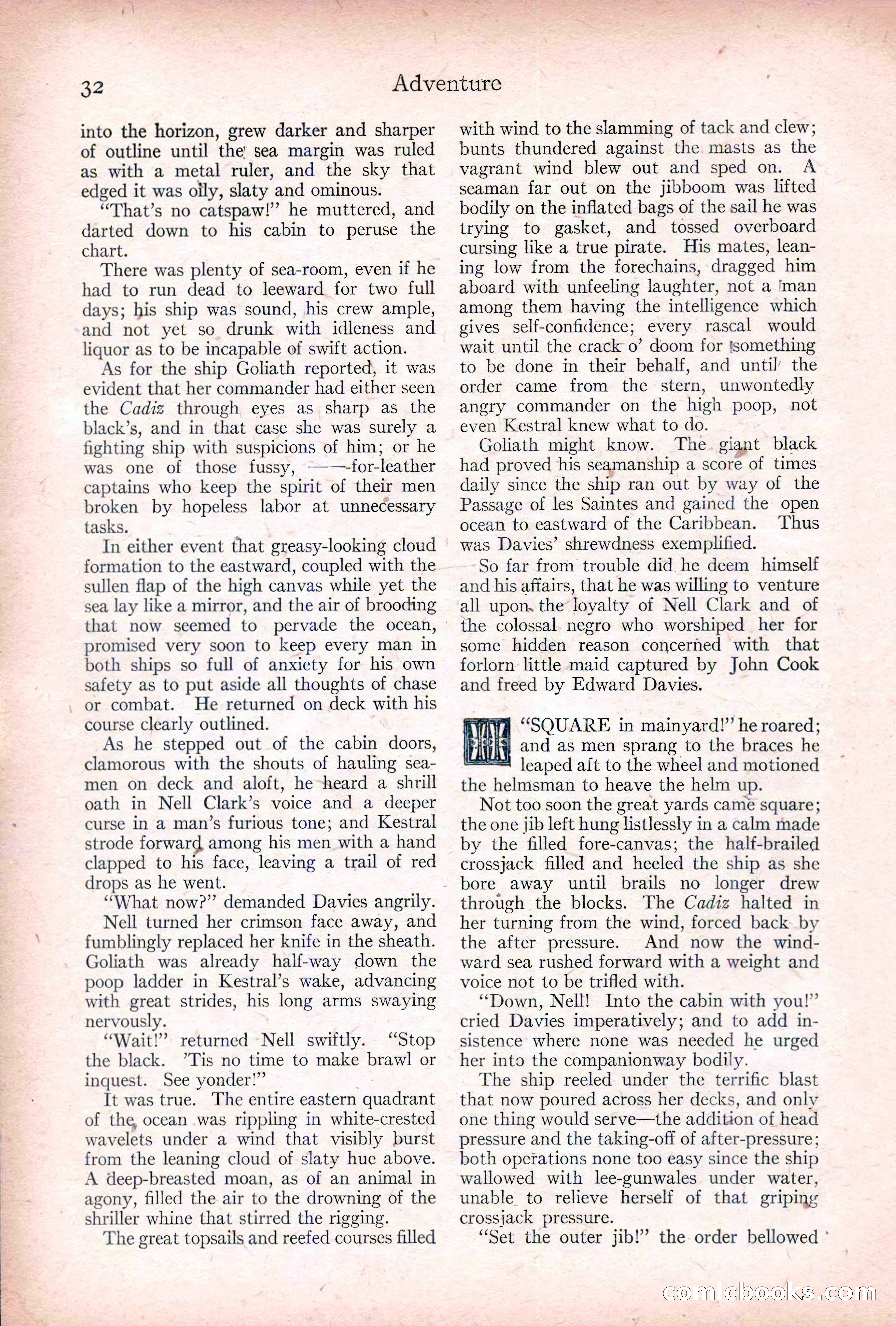 Adventure, January 20, 1922 — page 34 of 196