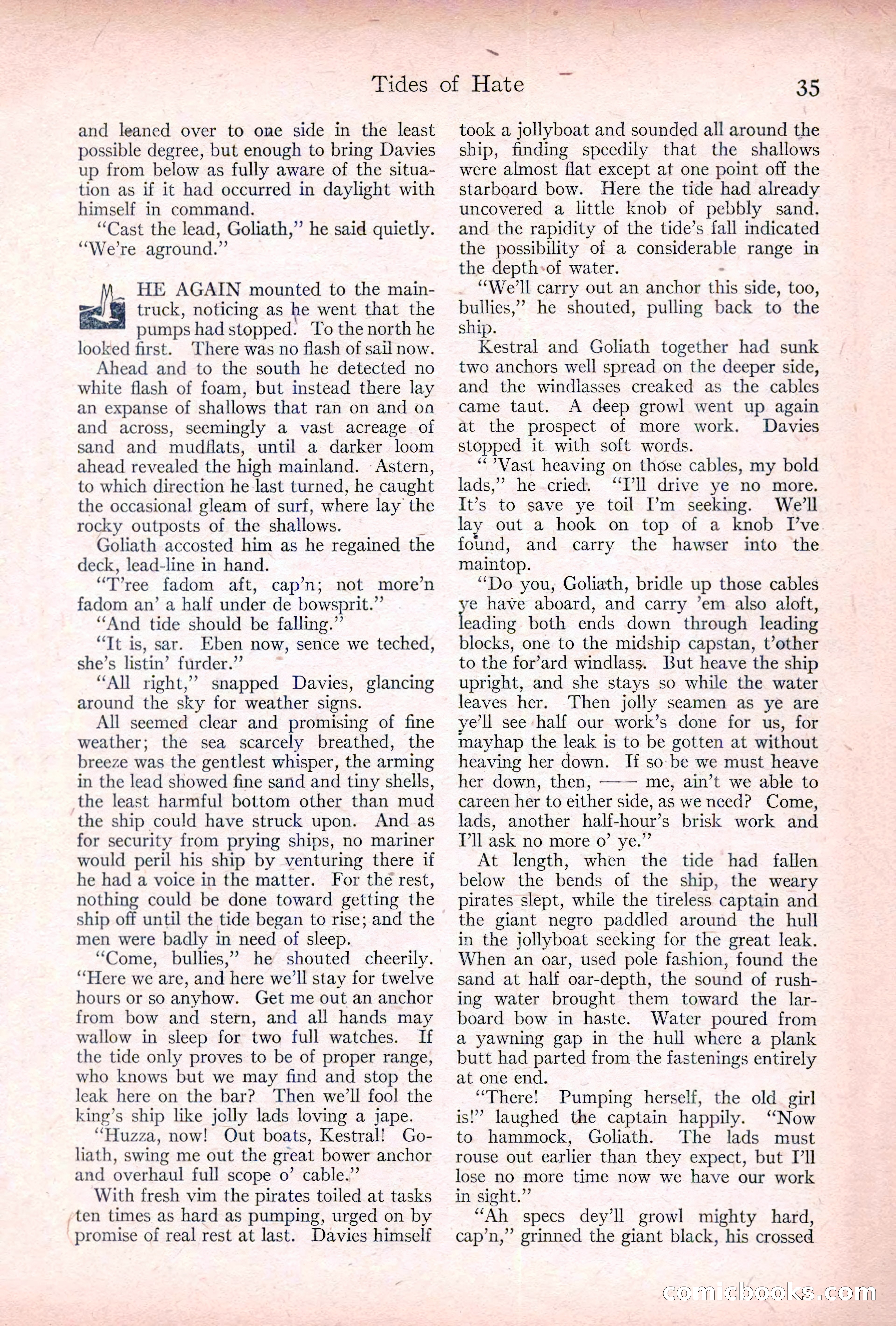 Adventure, January 20, 1922 — page 37 of 196