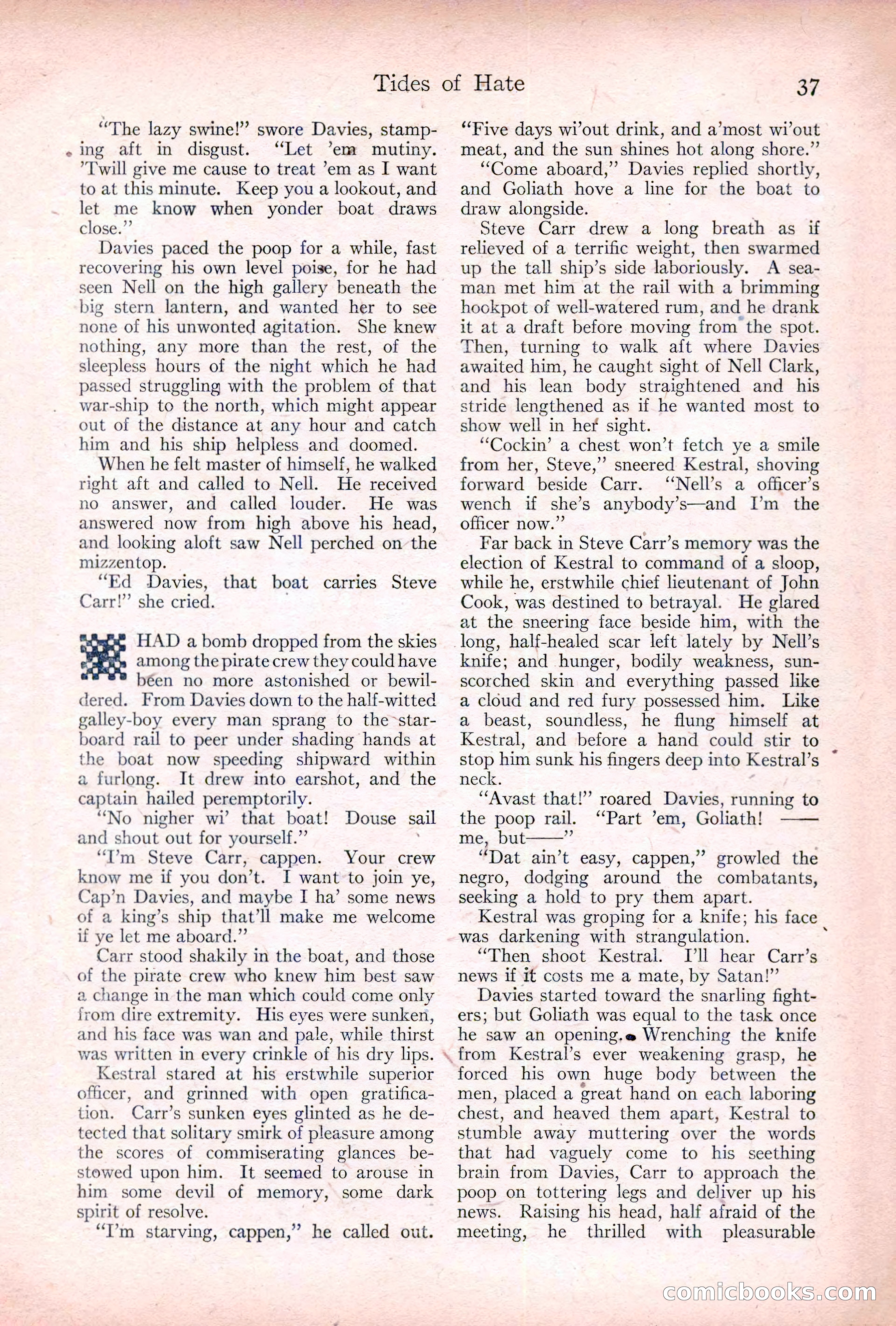 Adventure, January 20, 1922 — page 39 of 196