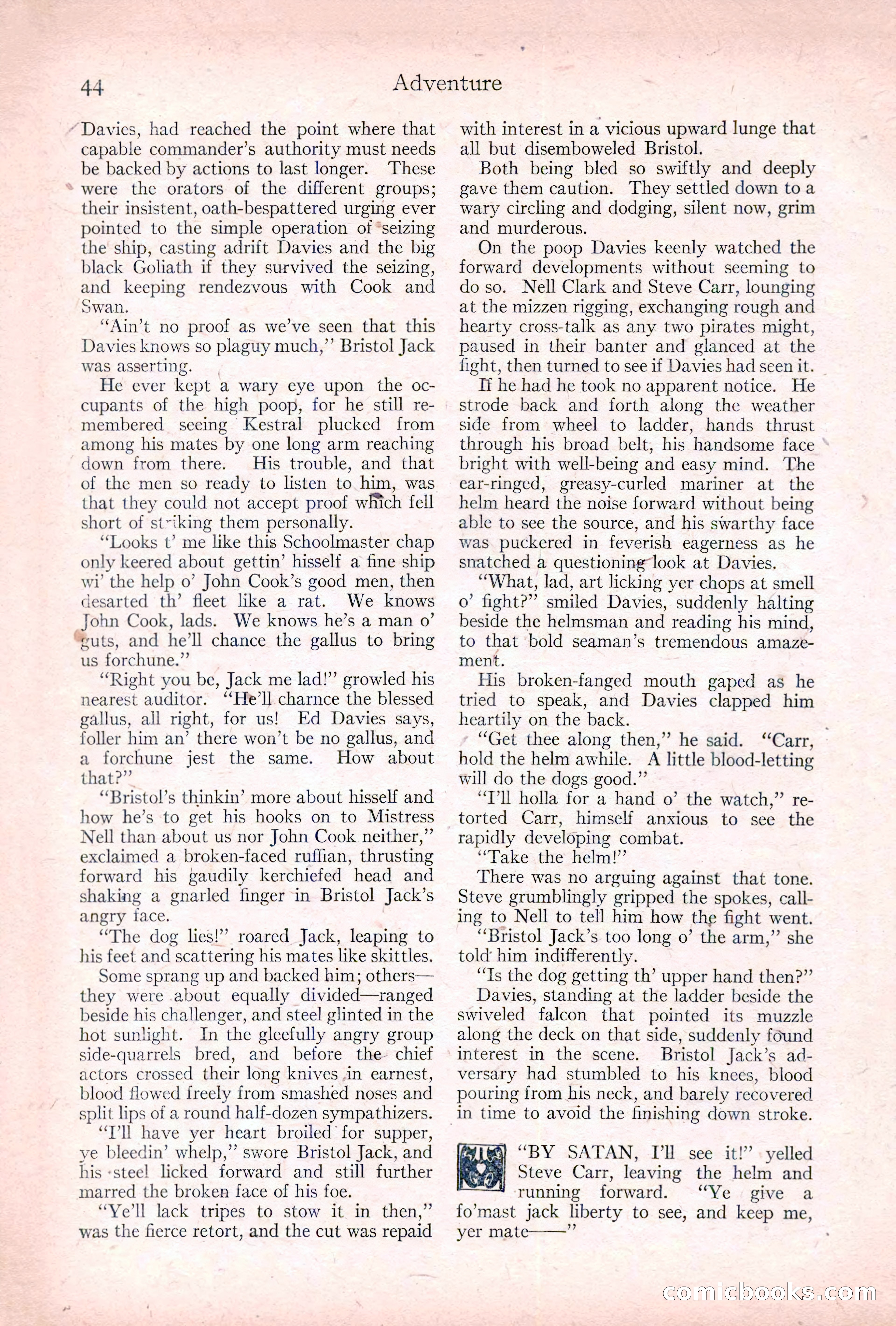 Adventure, January 20, 1922 — page 46 of 196
