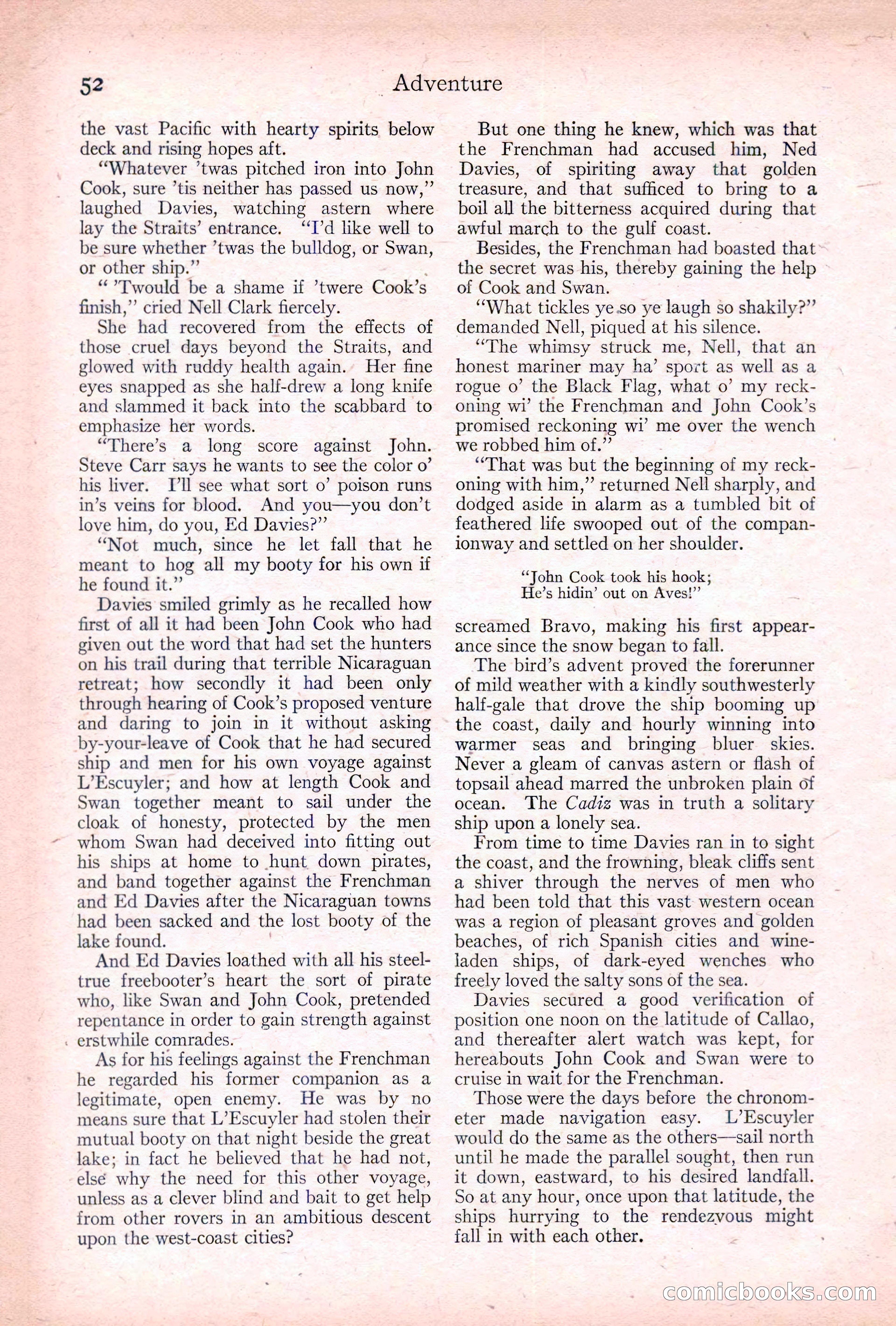 Adventure, January 20, 1922 — page 54 of 196