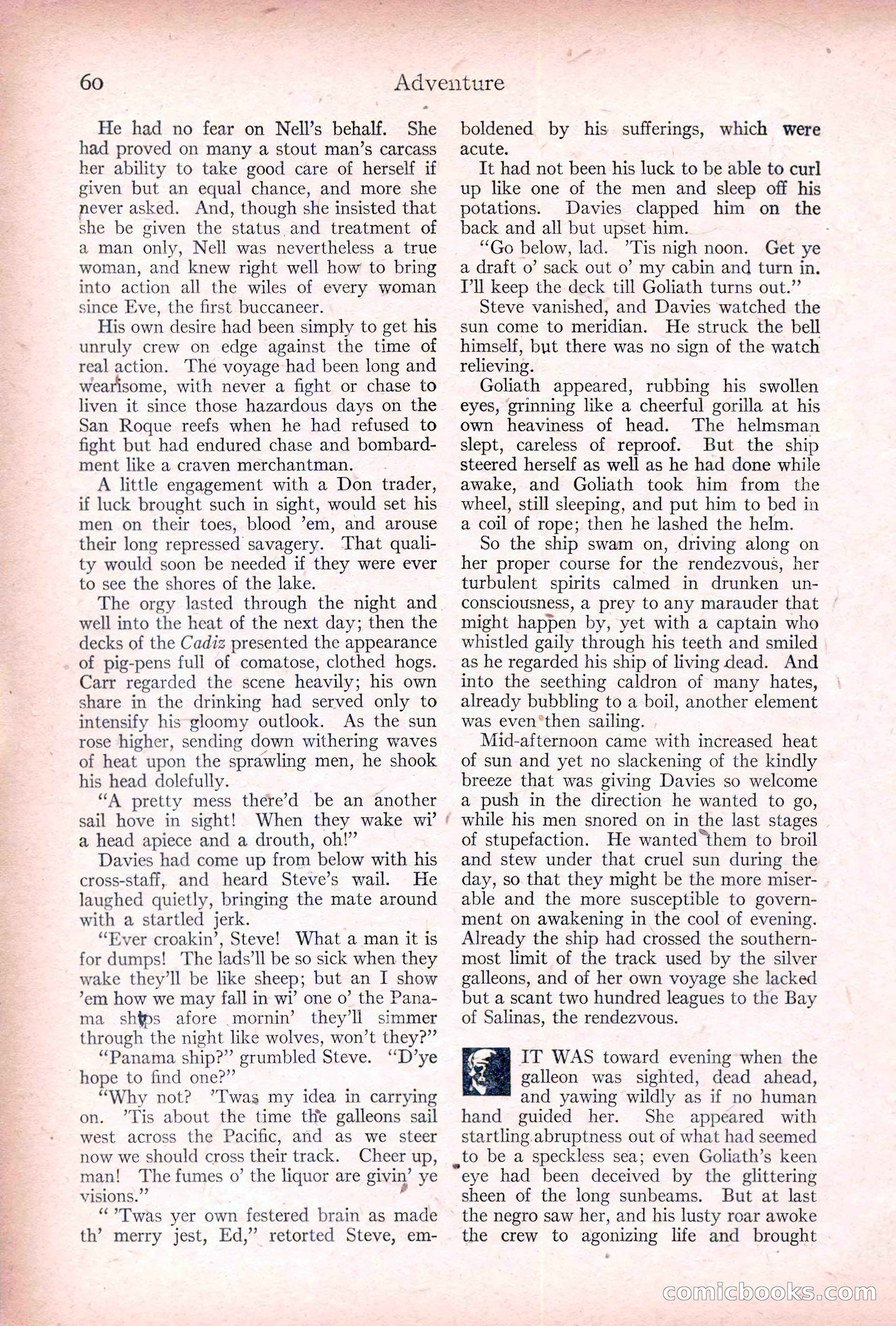 Adventure, January 20, 1922 — page 62 of 196
