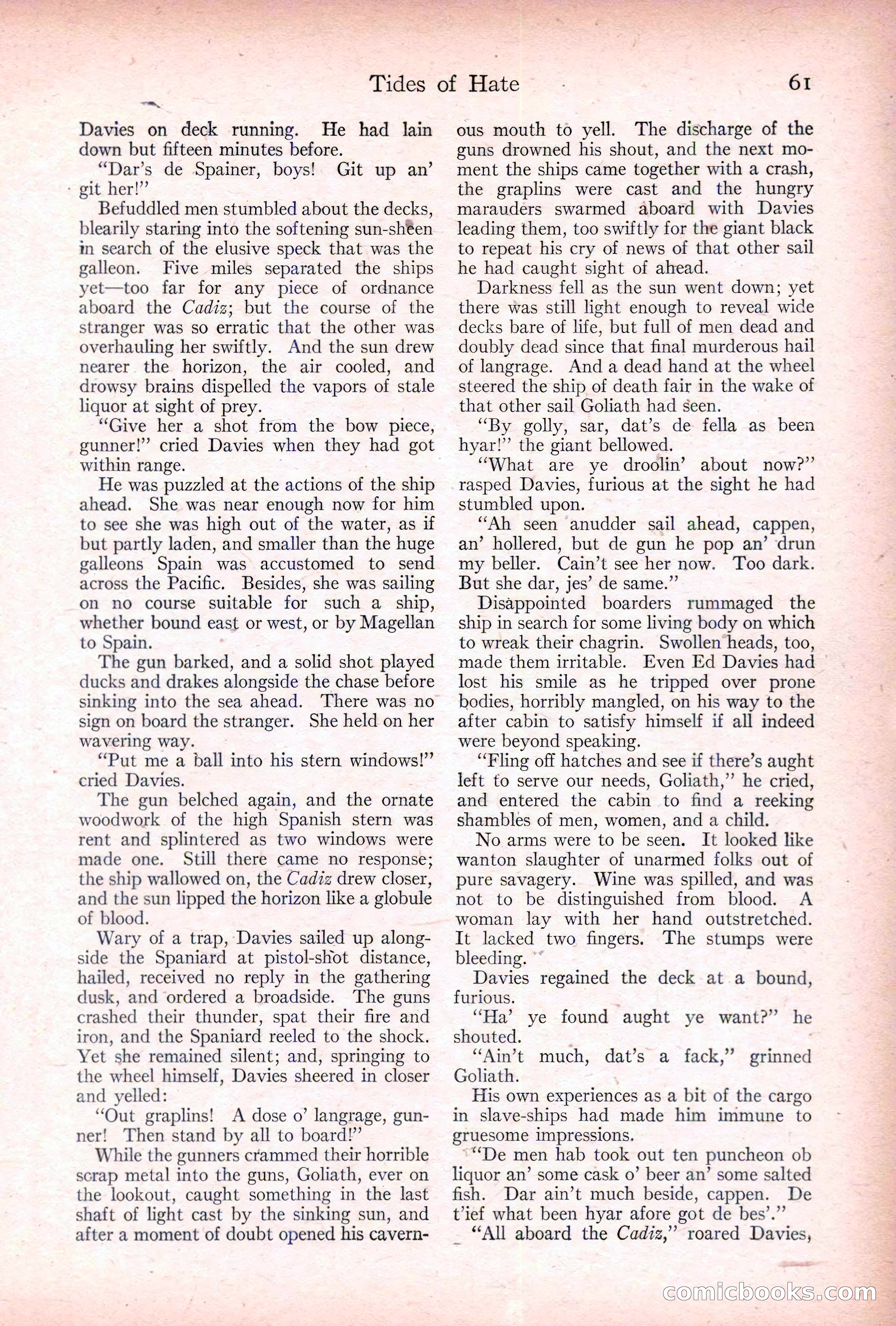 Adventure, January 20, 1922 — page 63 of 196