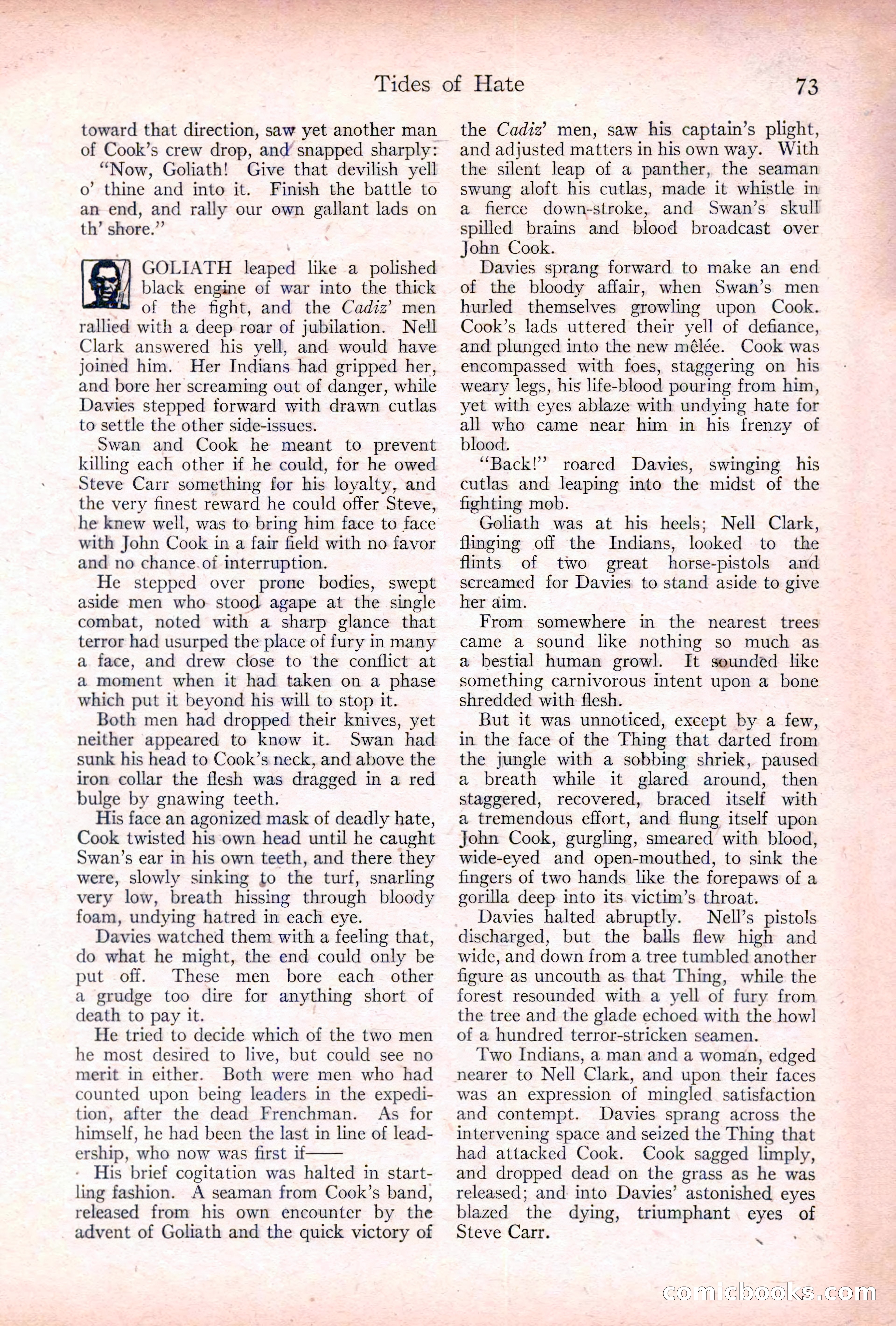 Adventure, January 20, 1922 — page 75 of 196