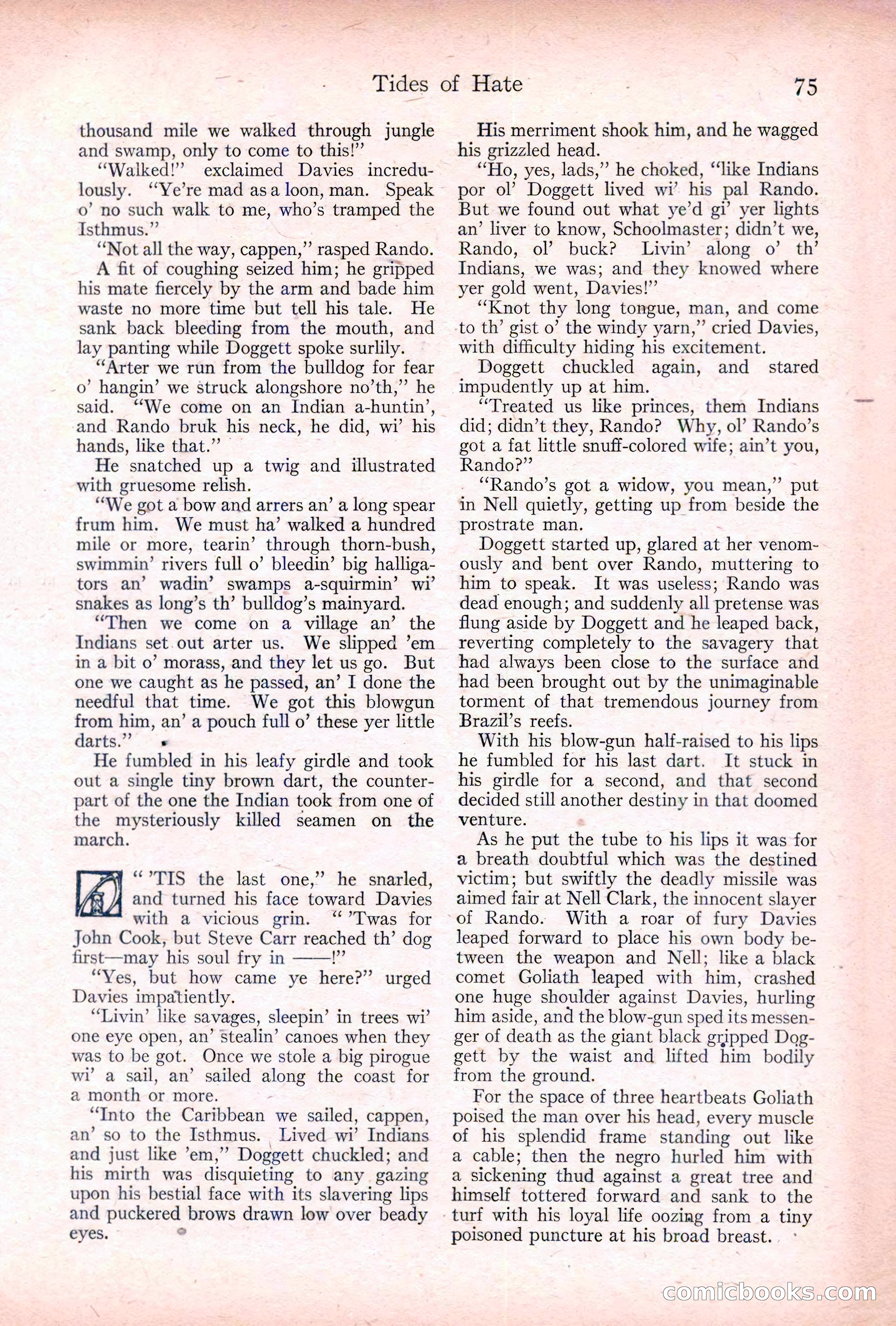 Adventure, January 20, 1922 — page 77 of 196