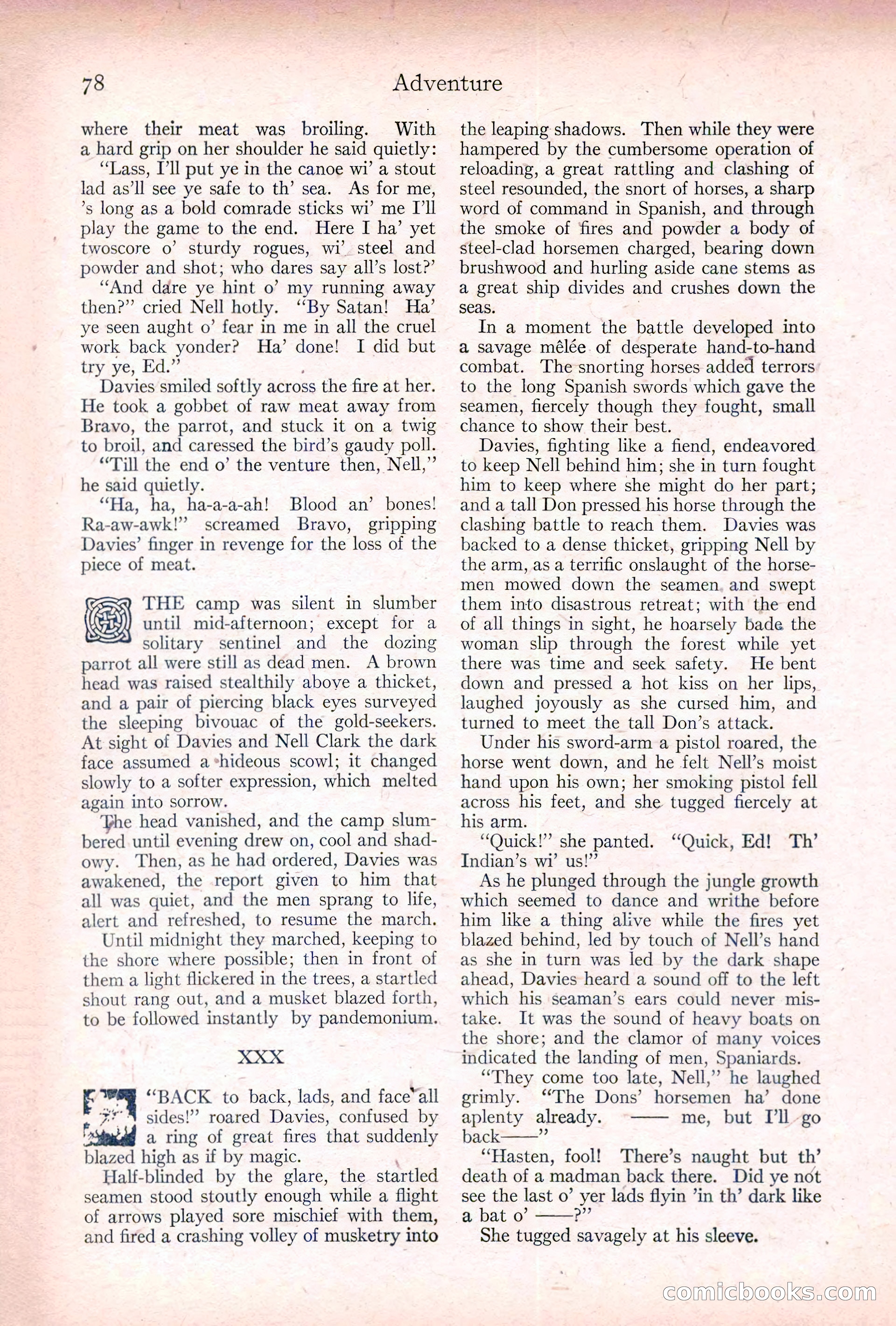 Adventure, January 20, 1922 — page 80 of 196