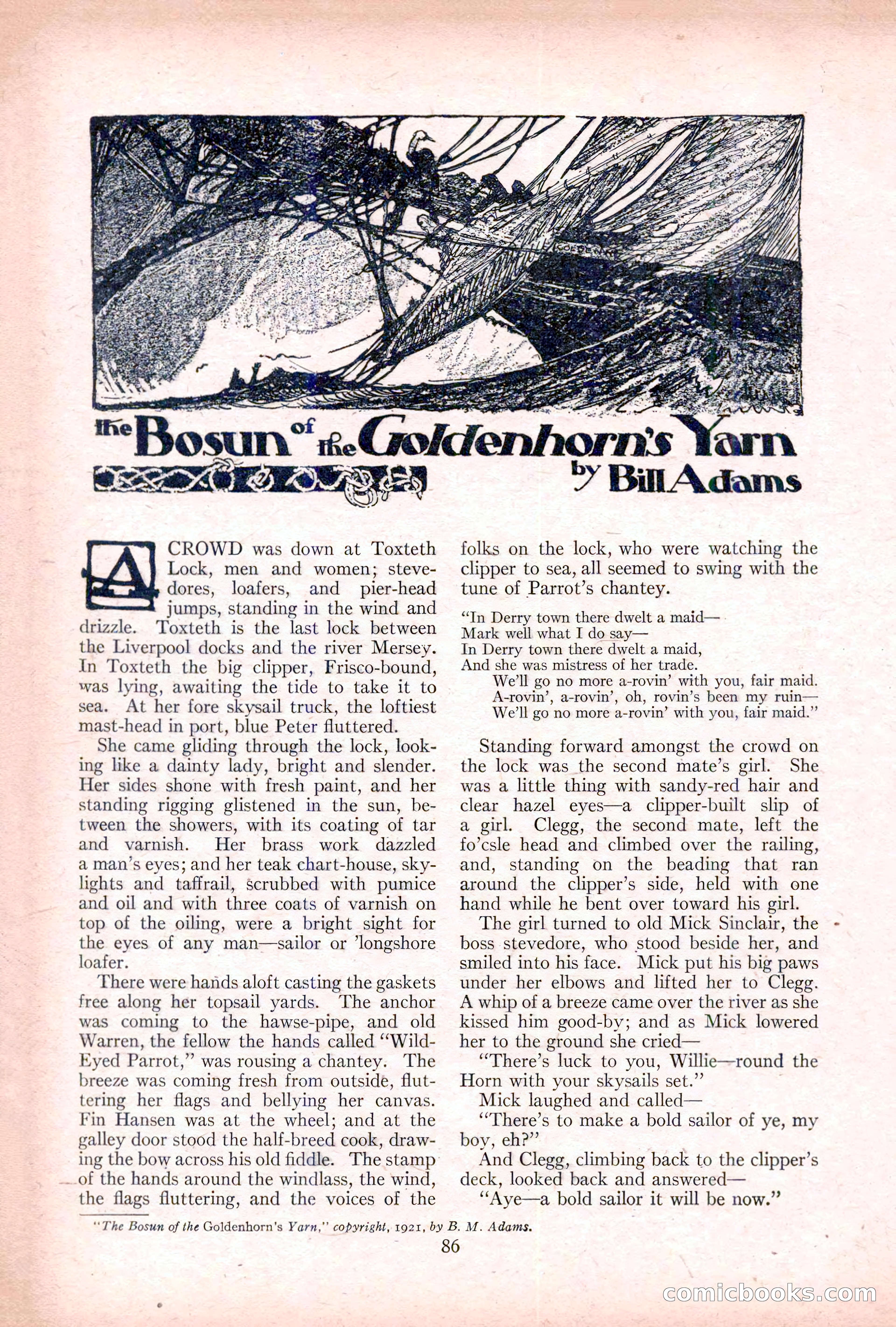 Adventure, January 20, 1922 — page 88 of 196