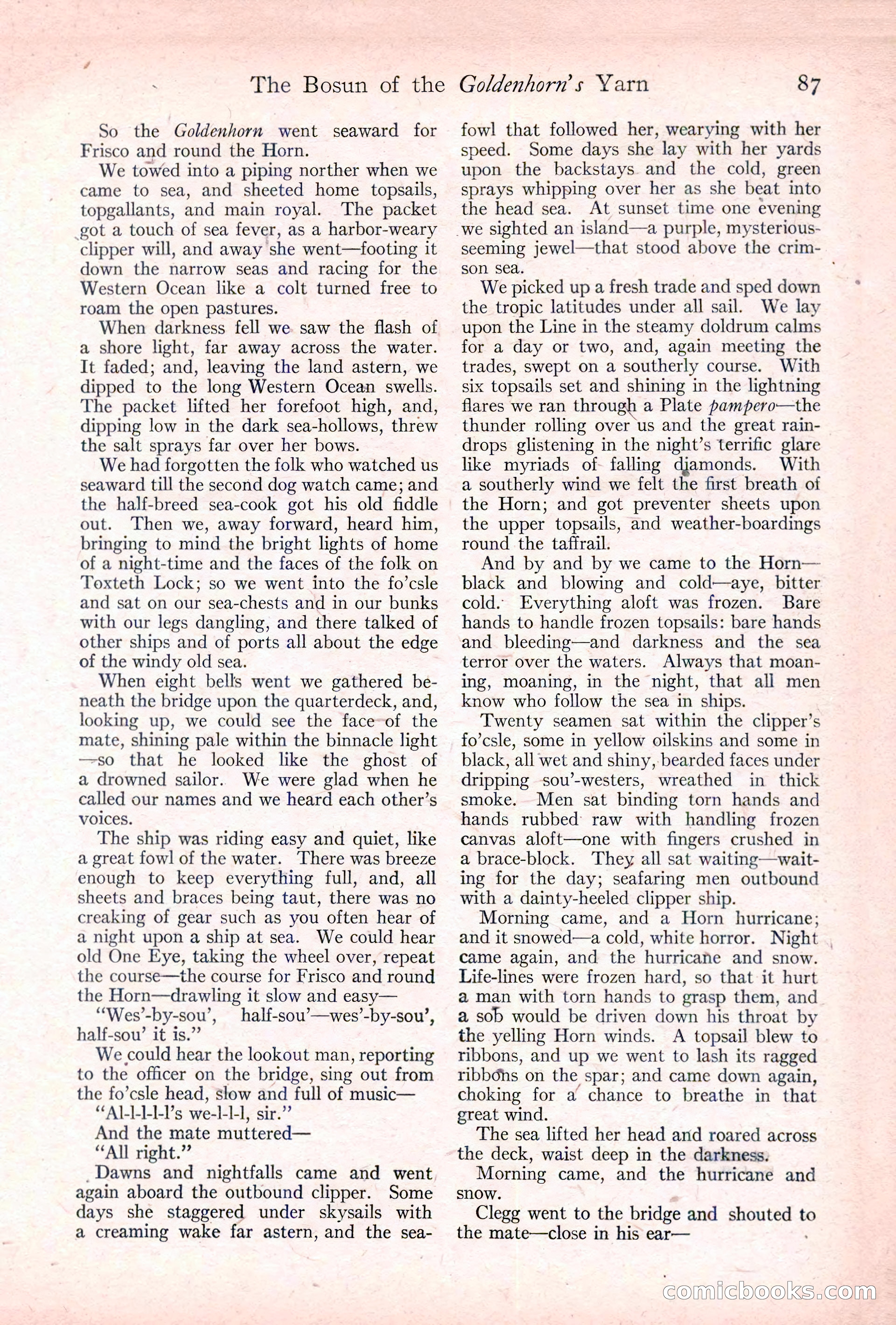 Adventure, January 20, 1922 — page 89 of 196