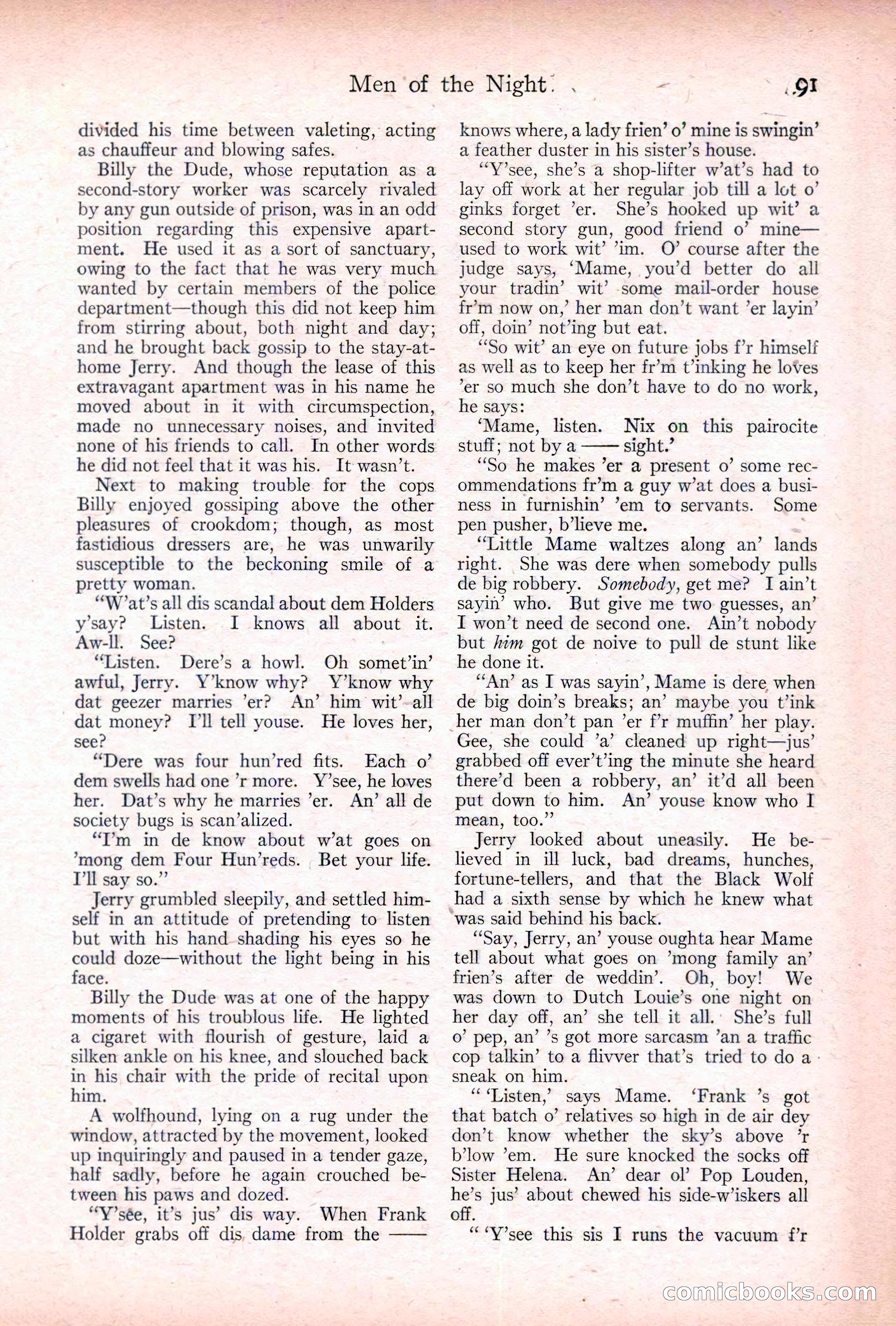 Adventure, January 20, 1922 — page 93 of 196