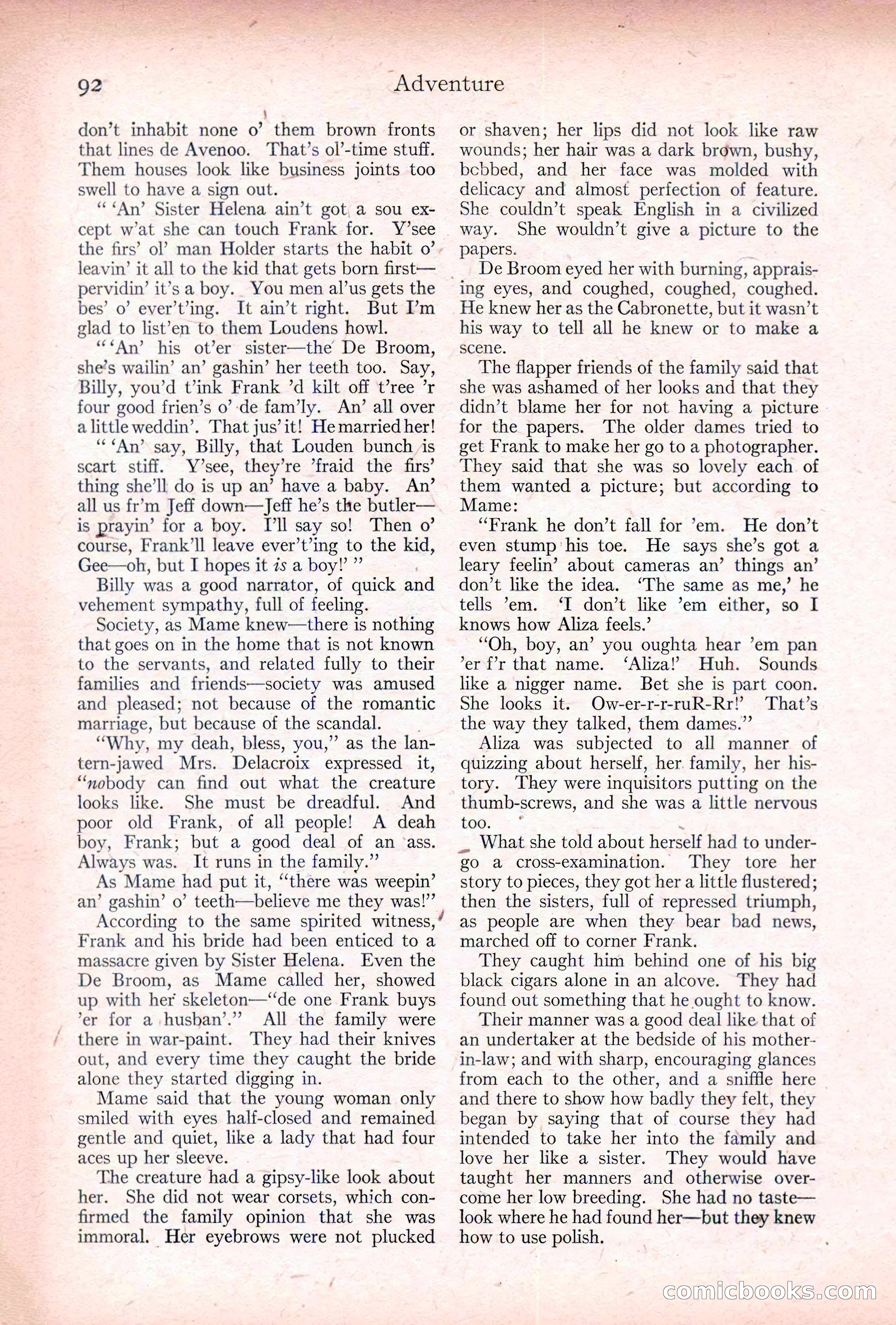 Adventure, January 20, 1922 — page 94 of 196