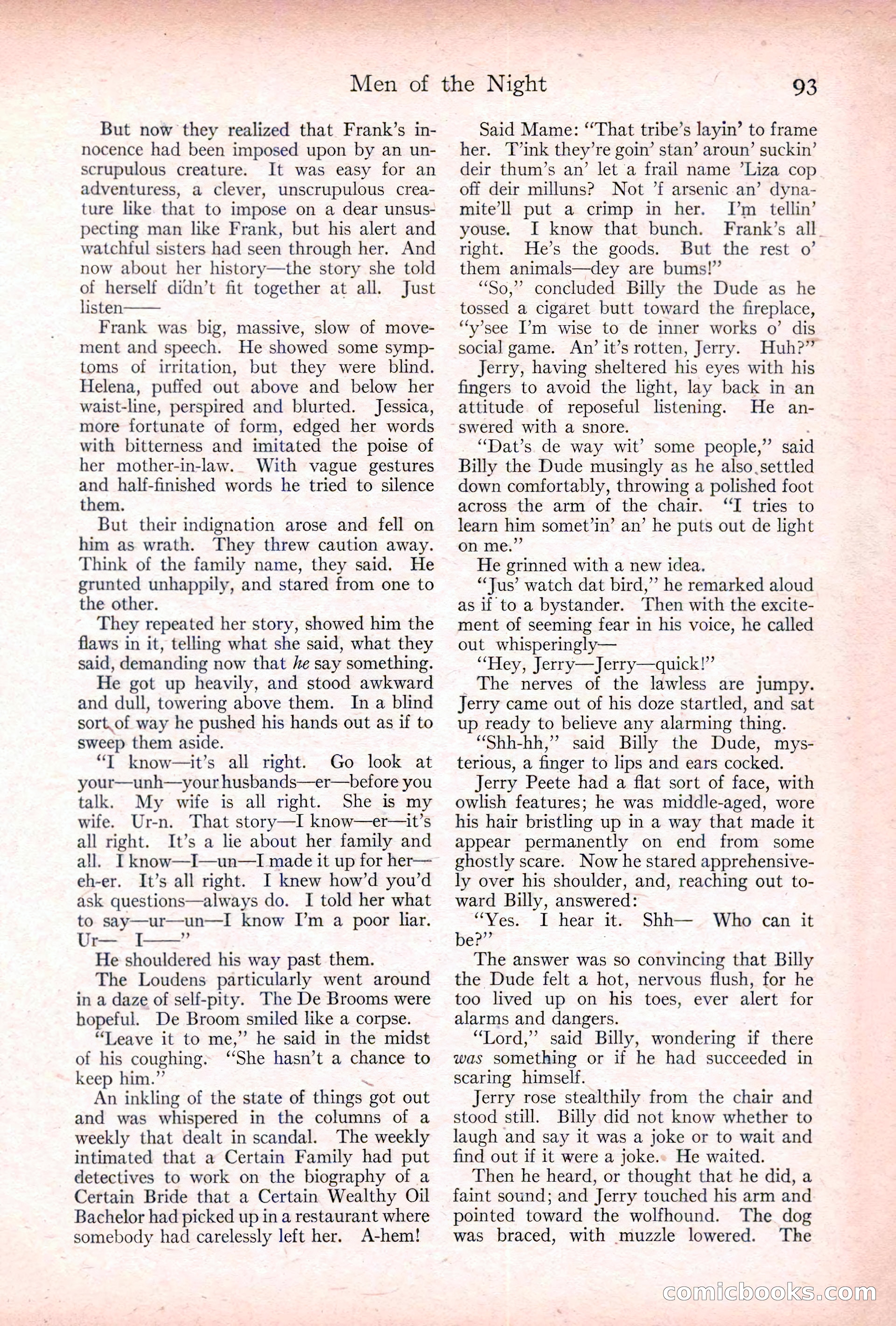 Adventure, January 20, 1922 — page 95 of 196