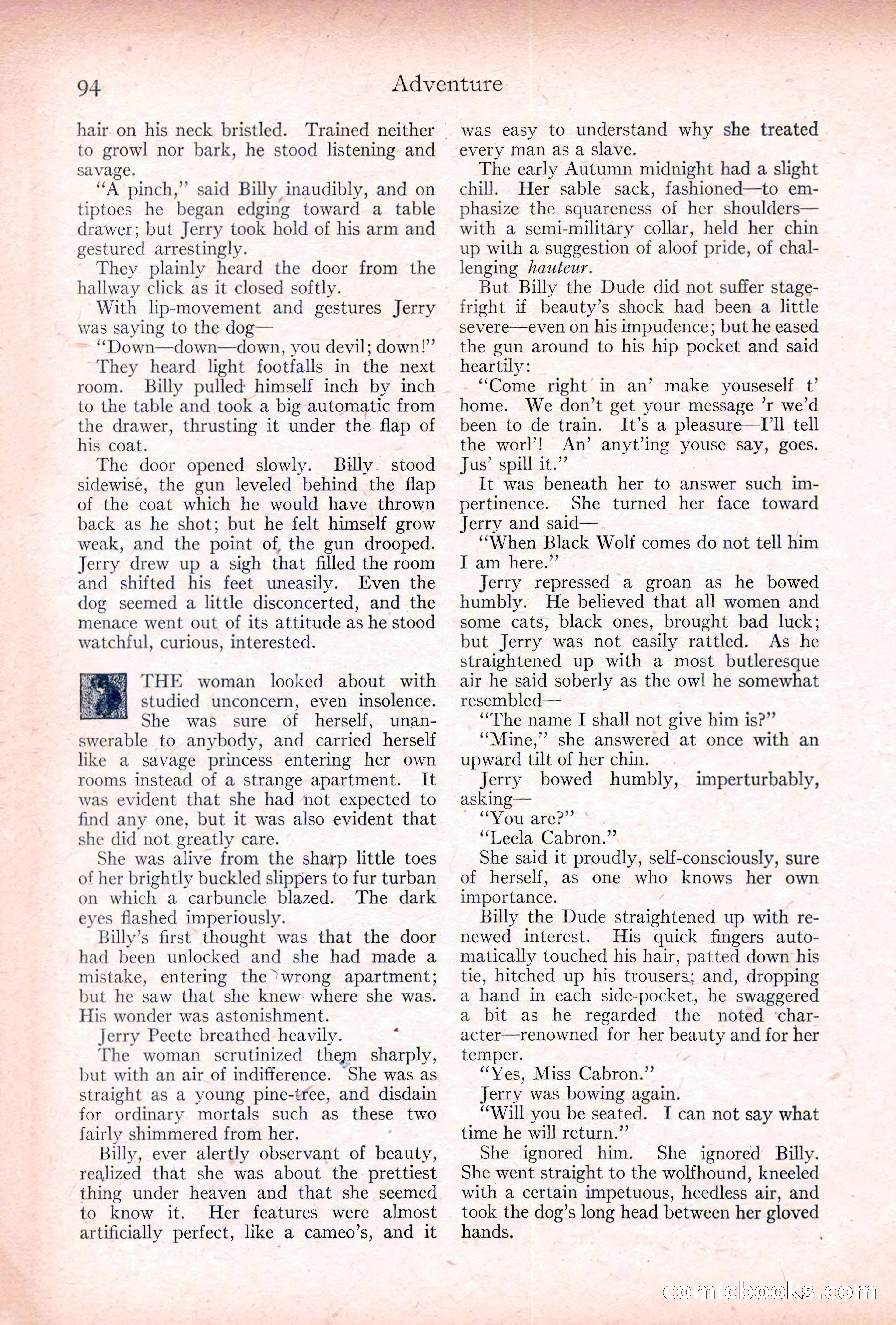 Adventure, January 20, 1922 — page 96 of 196