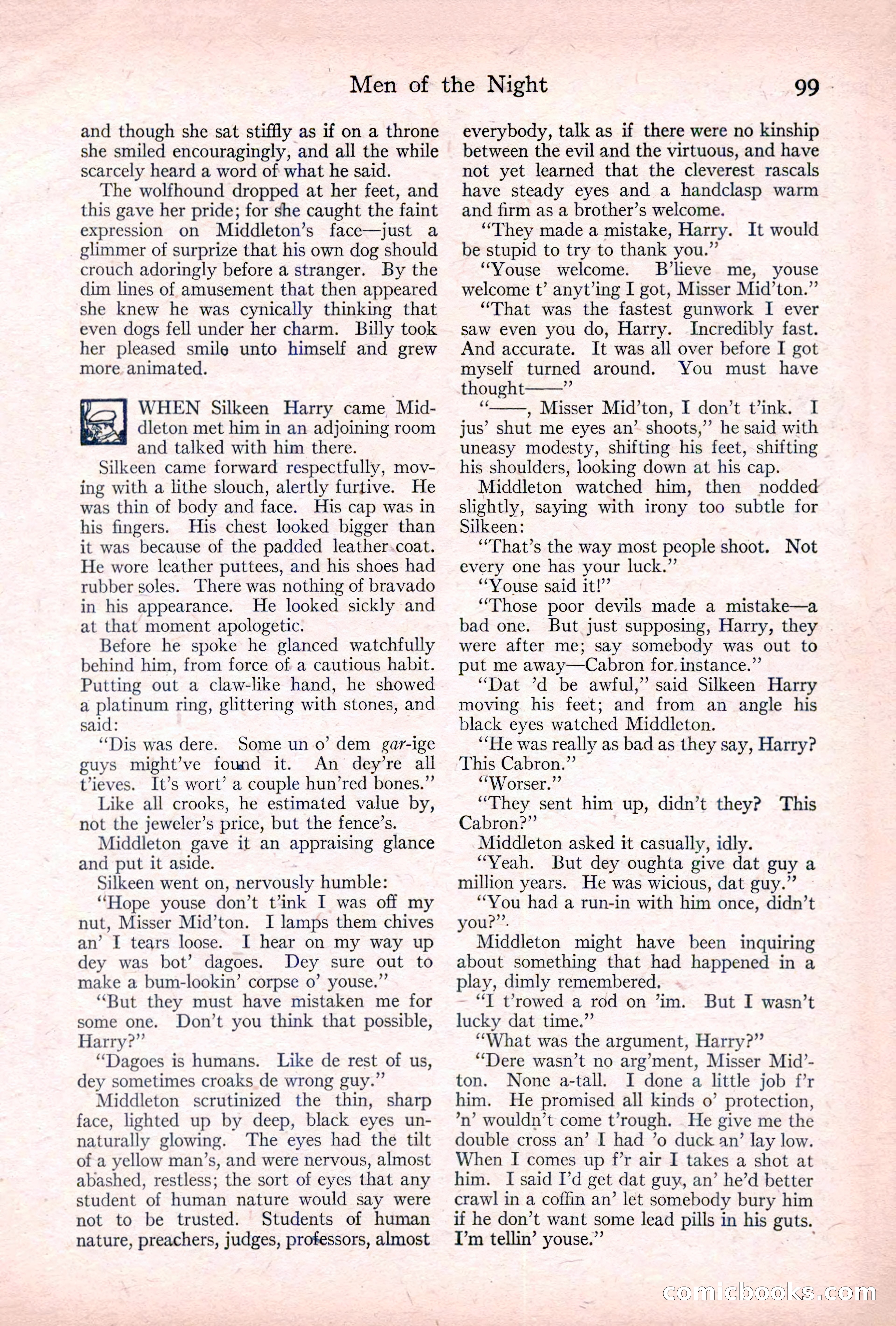 Adventure, January 20, 1922 — page 101 of 196