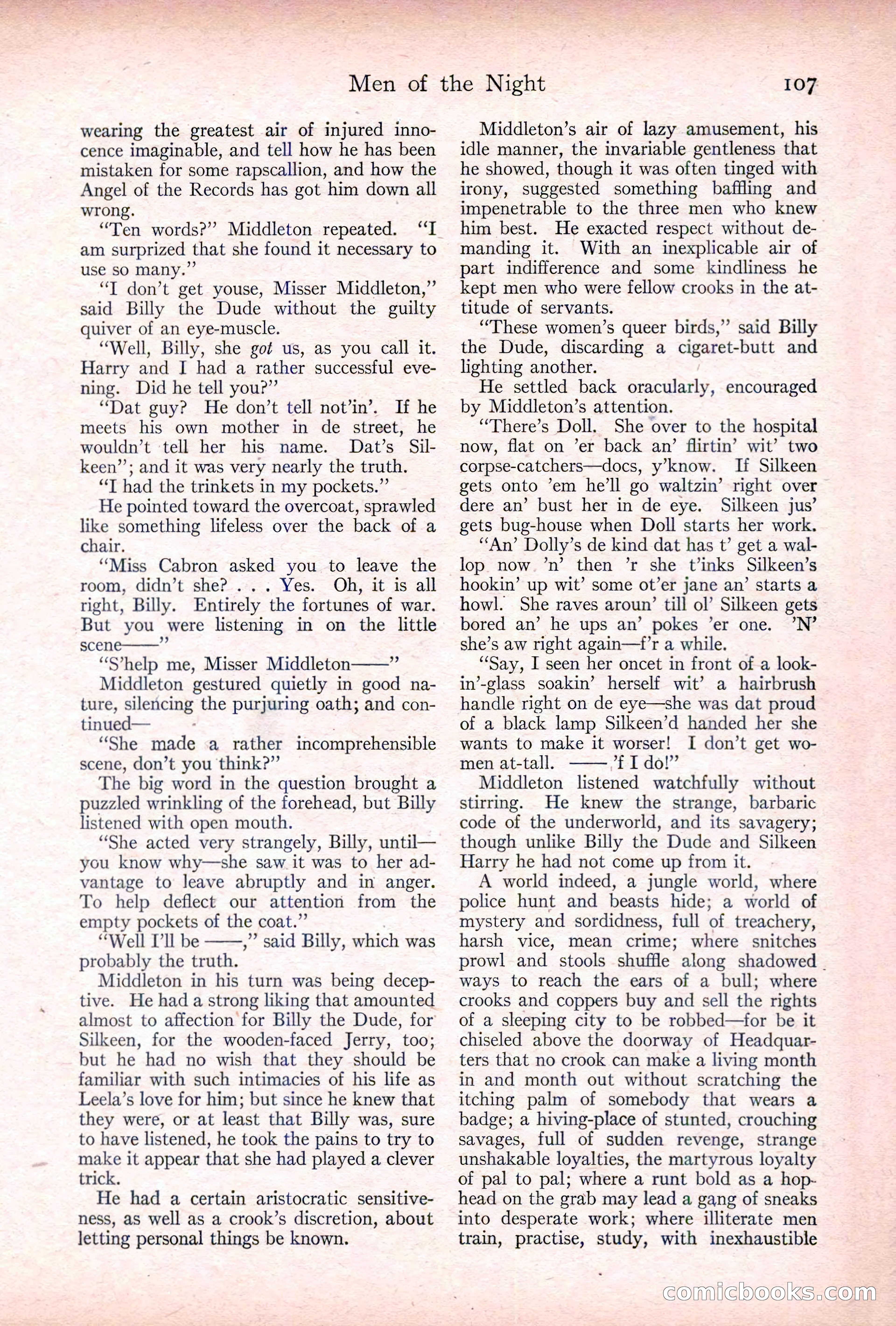 Adventure, January 20, 1922 — page 109 of 196