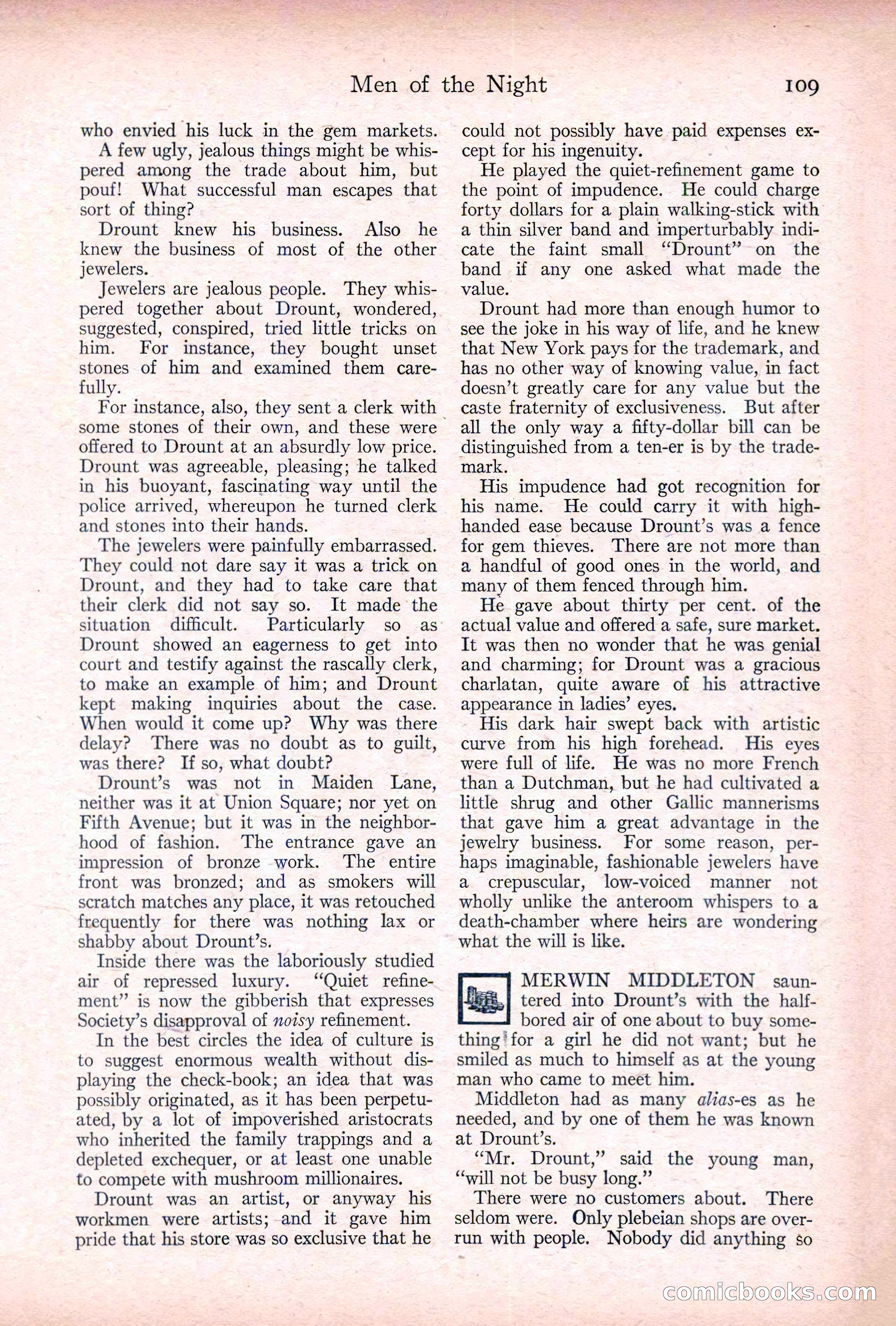 Adventure, January 20, 1922 — page 111 of 196