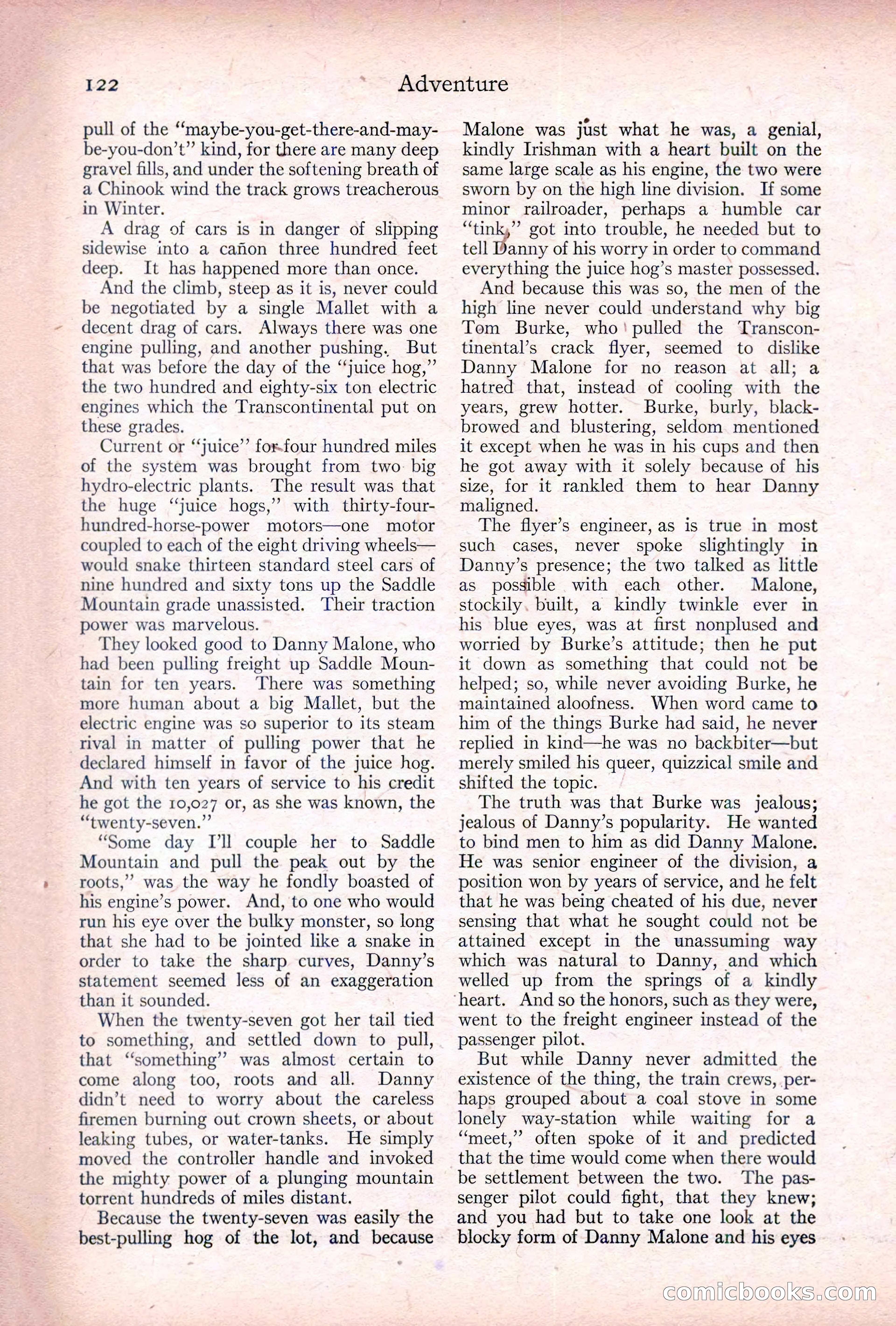 Adventure, January 20, 1922 — page 124 of 196