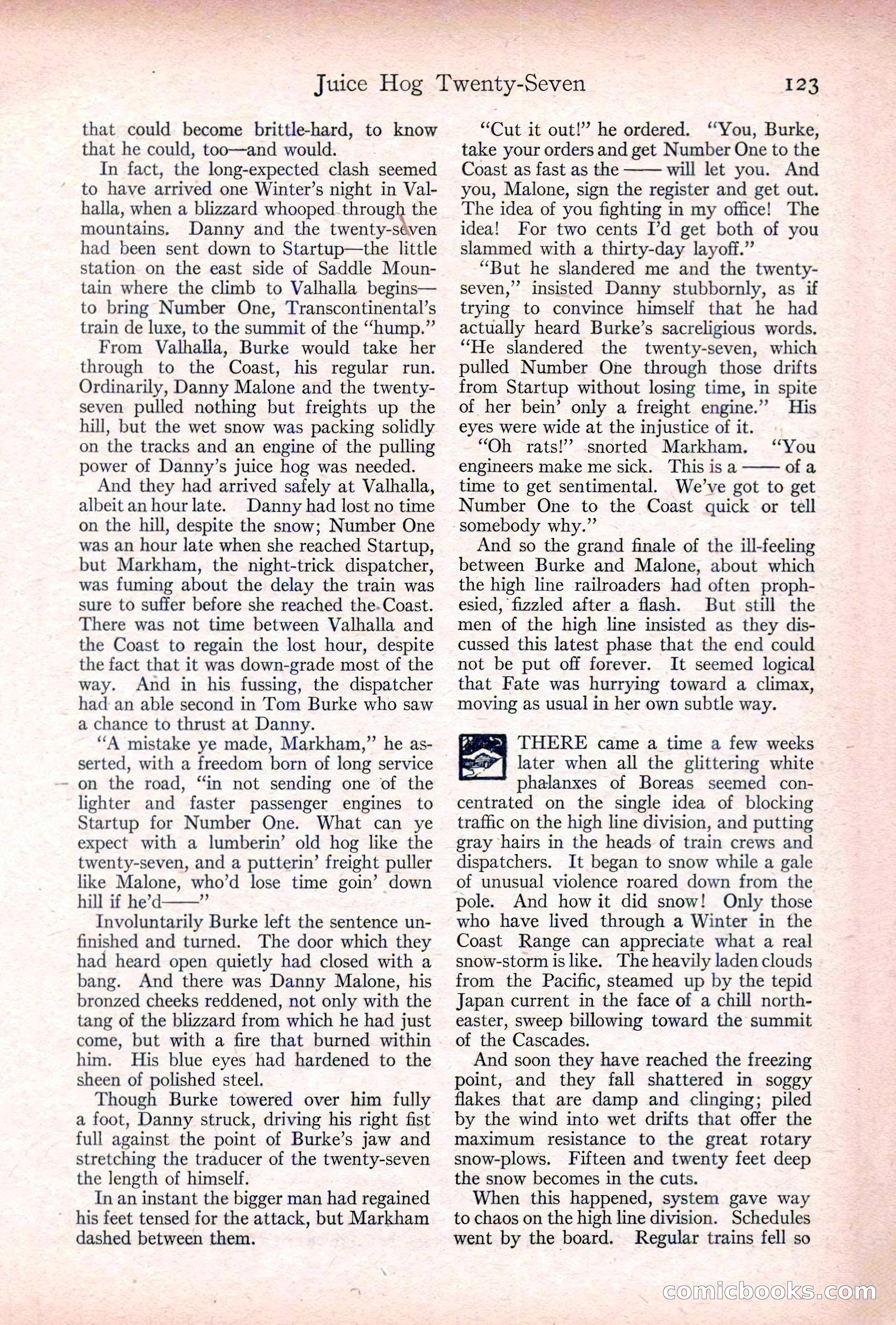 Adventure, January 20, 1922 — page 125 of 196