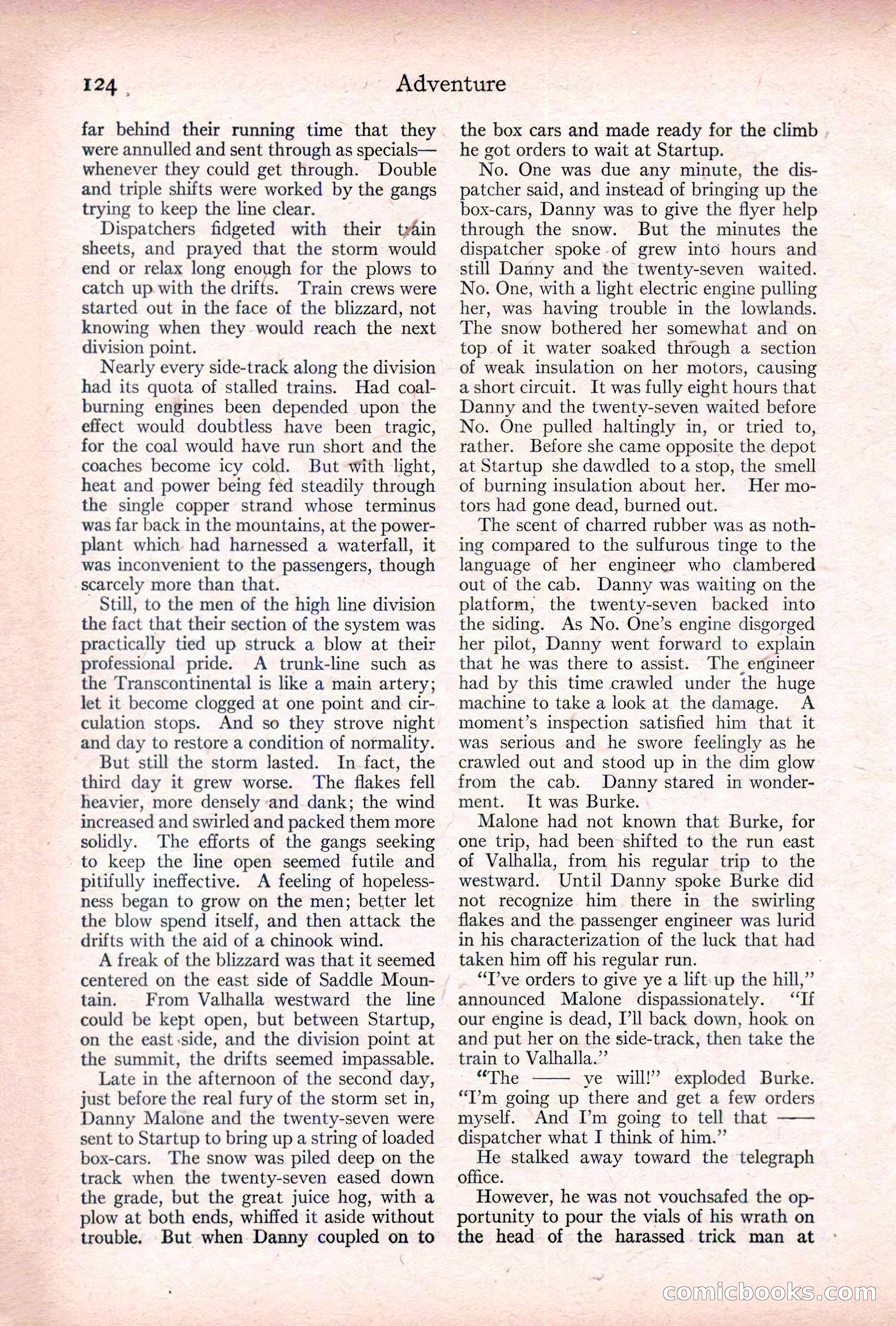 Adventure, January 20, 1922 — page 126 of 196