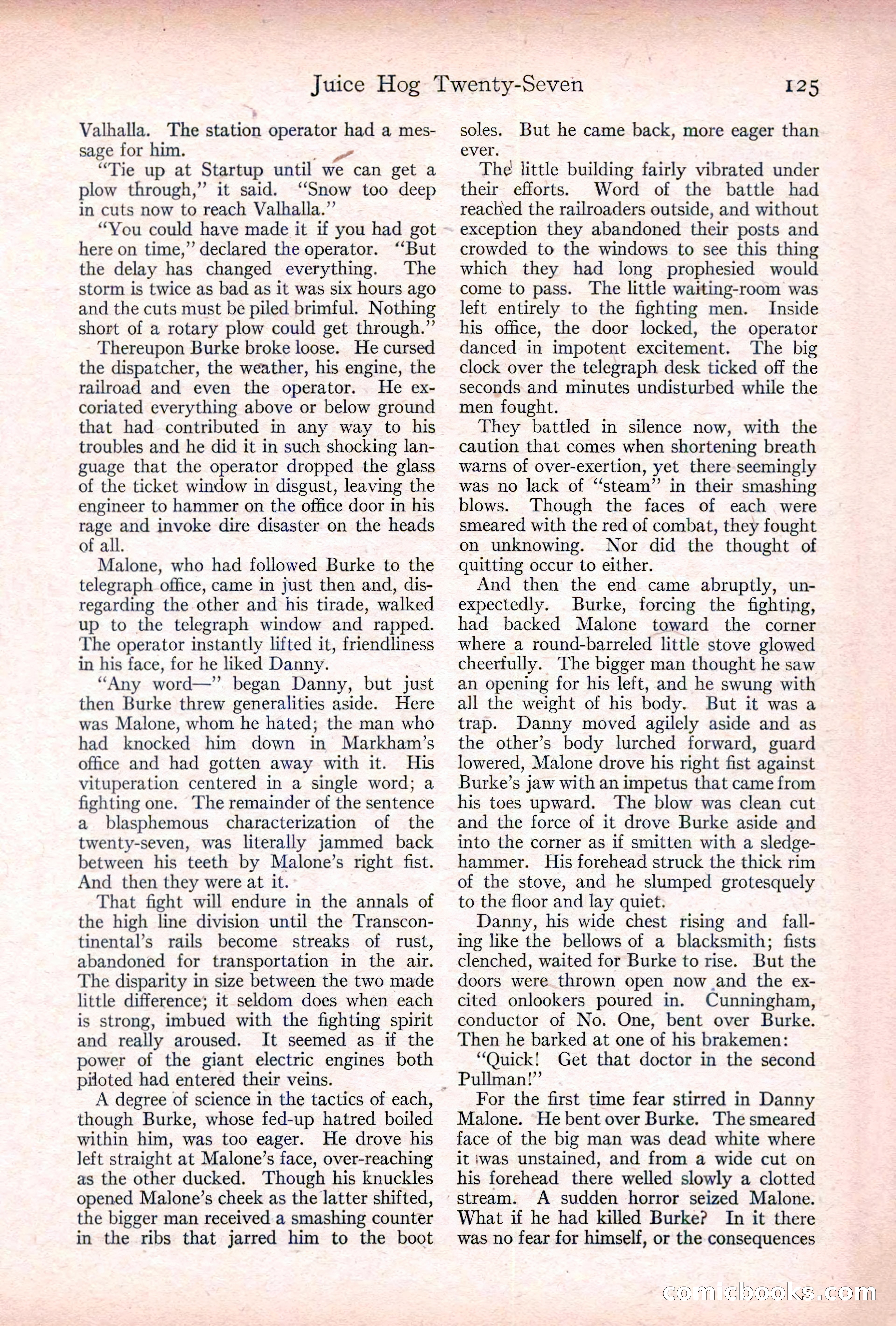 Adventure, January 20, 1922 — page 127 of 196