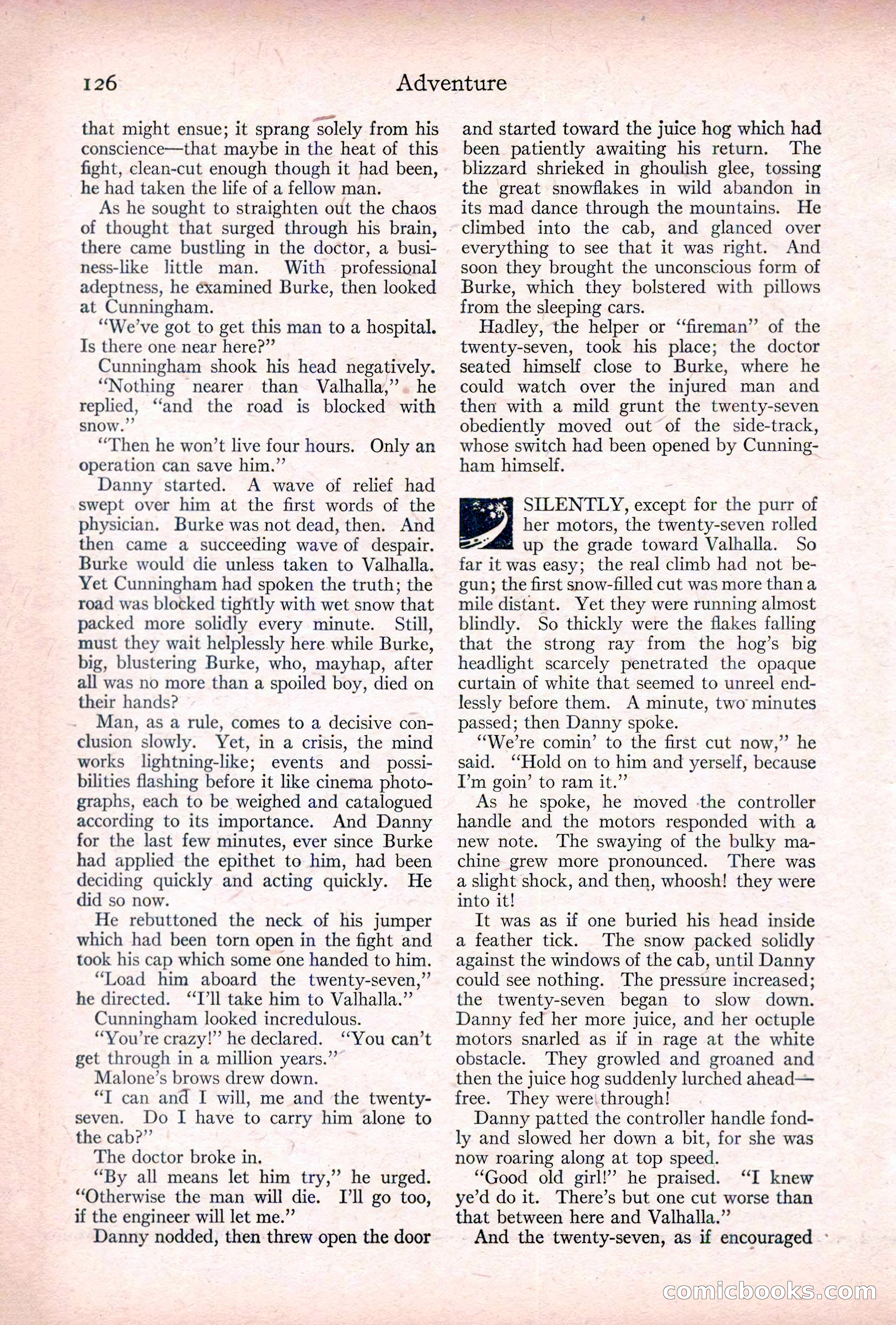 Adventure, January 20, 1922 — page 128 of 196