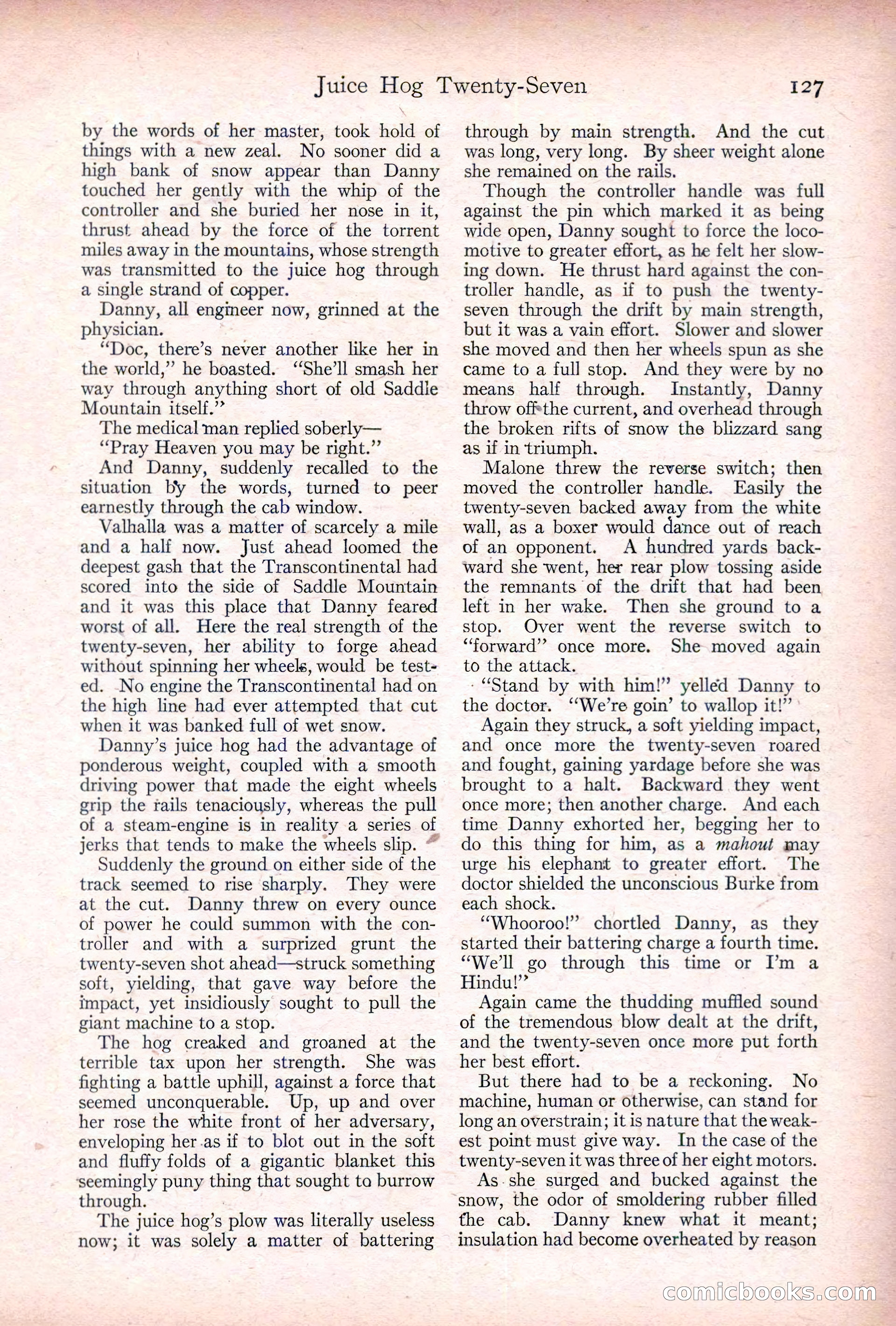 Adventure, January 20, 1922 — page 129 of 196