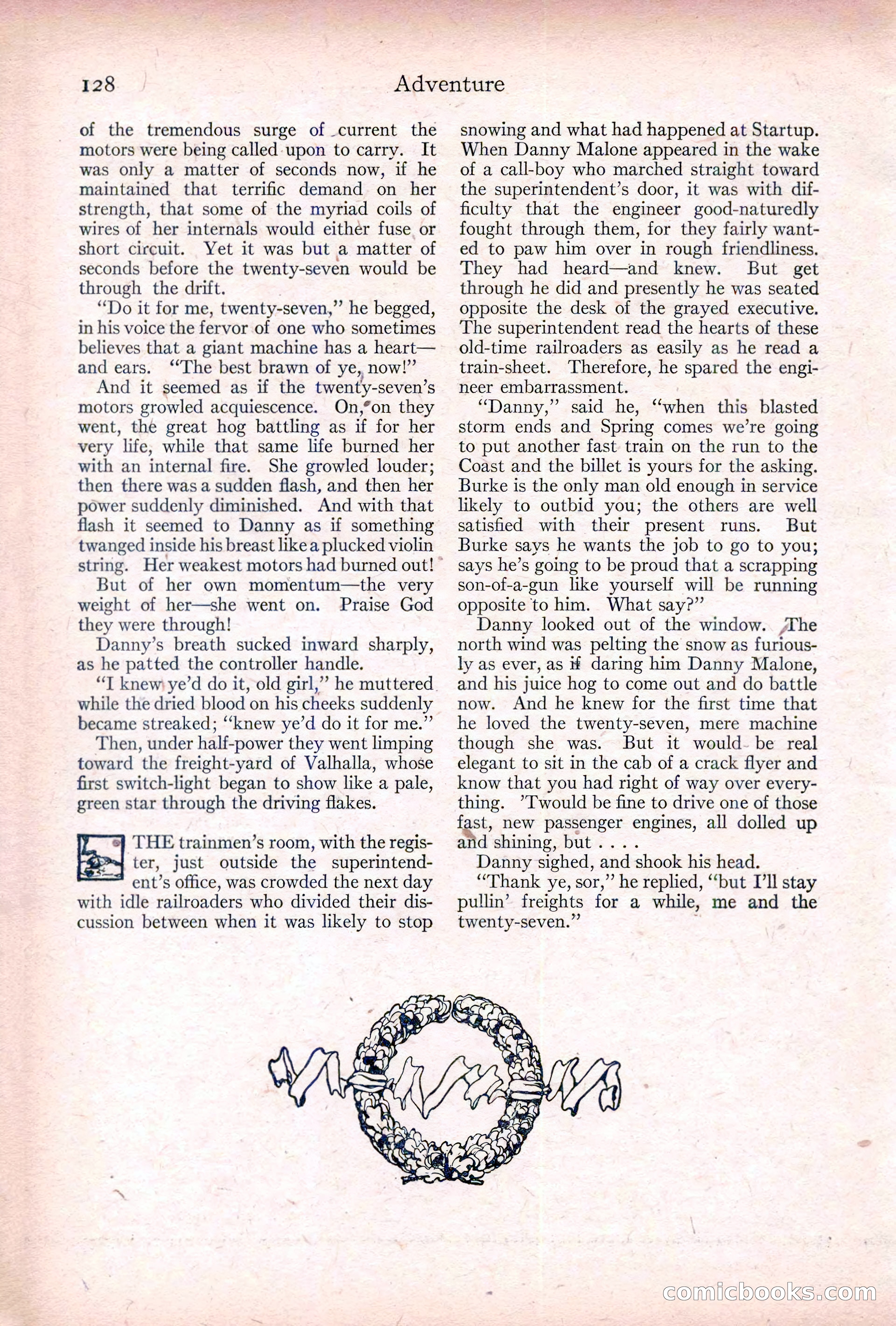 Adventure, January 20, 1922 — page 130 of 196