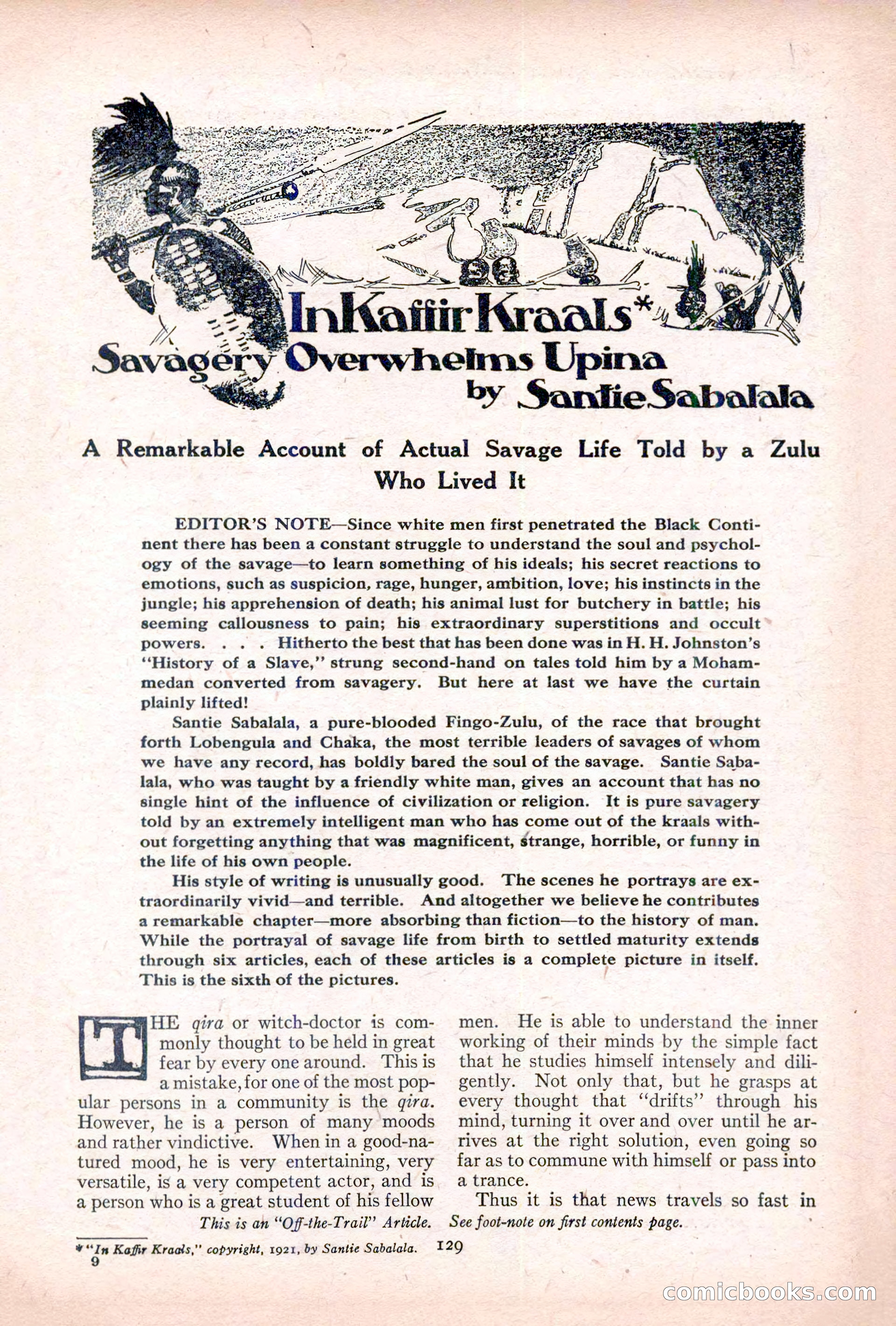 Adventure, January 20, 1922 — page 131 of 196