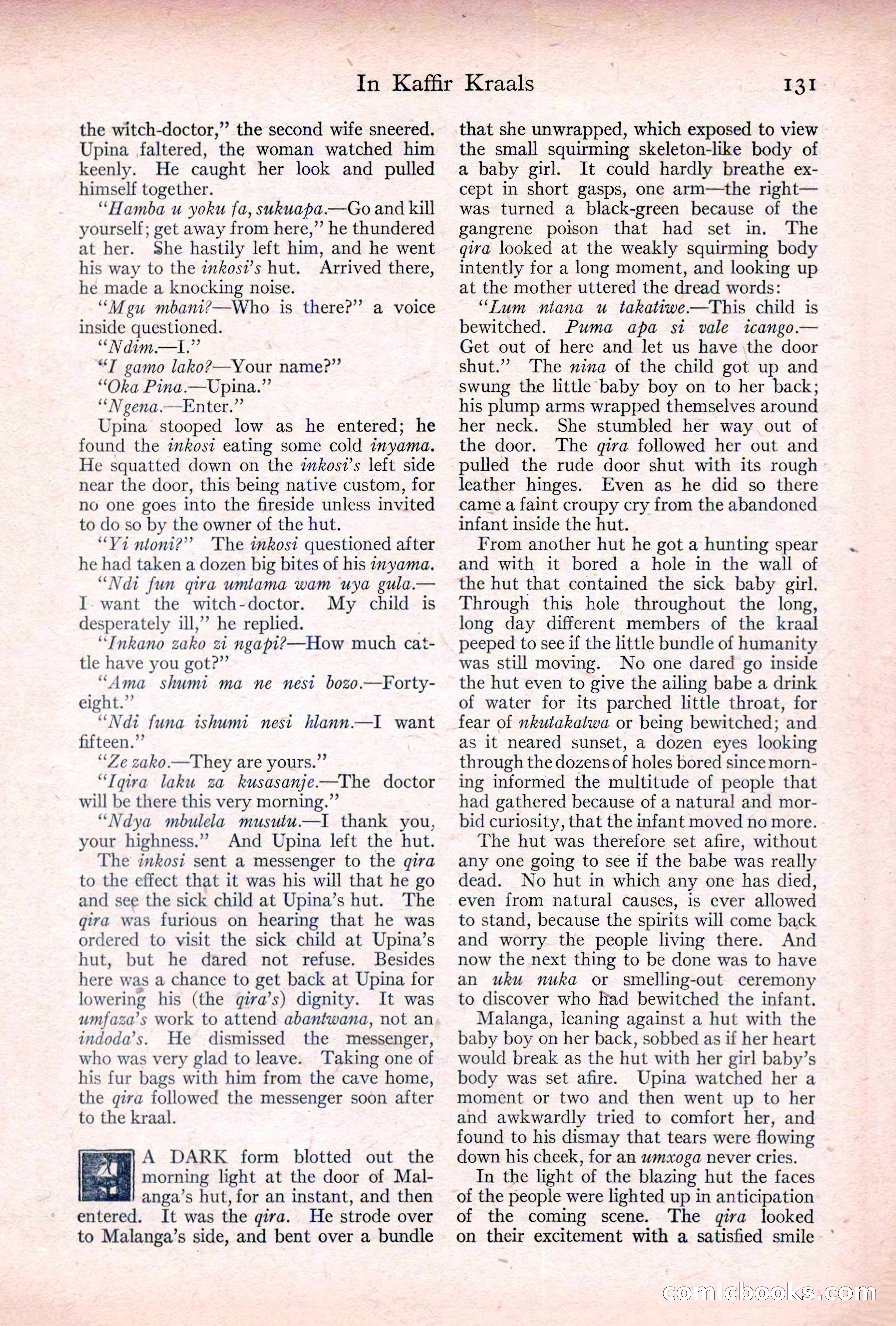 Adventure, January 20, 1922 — page 133 of 196