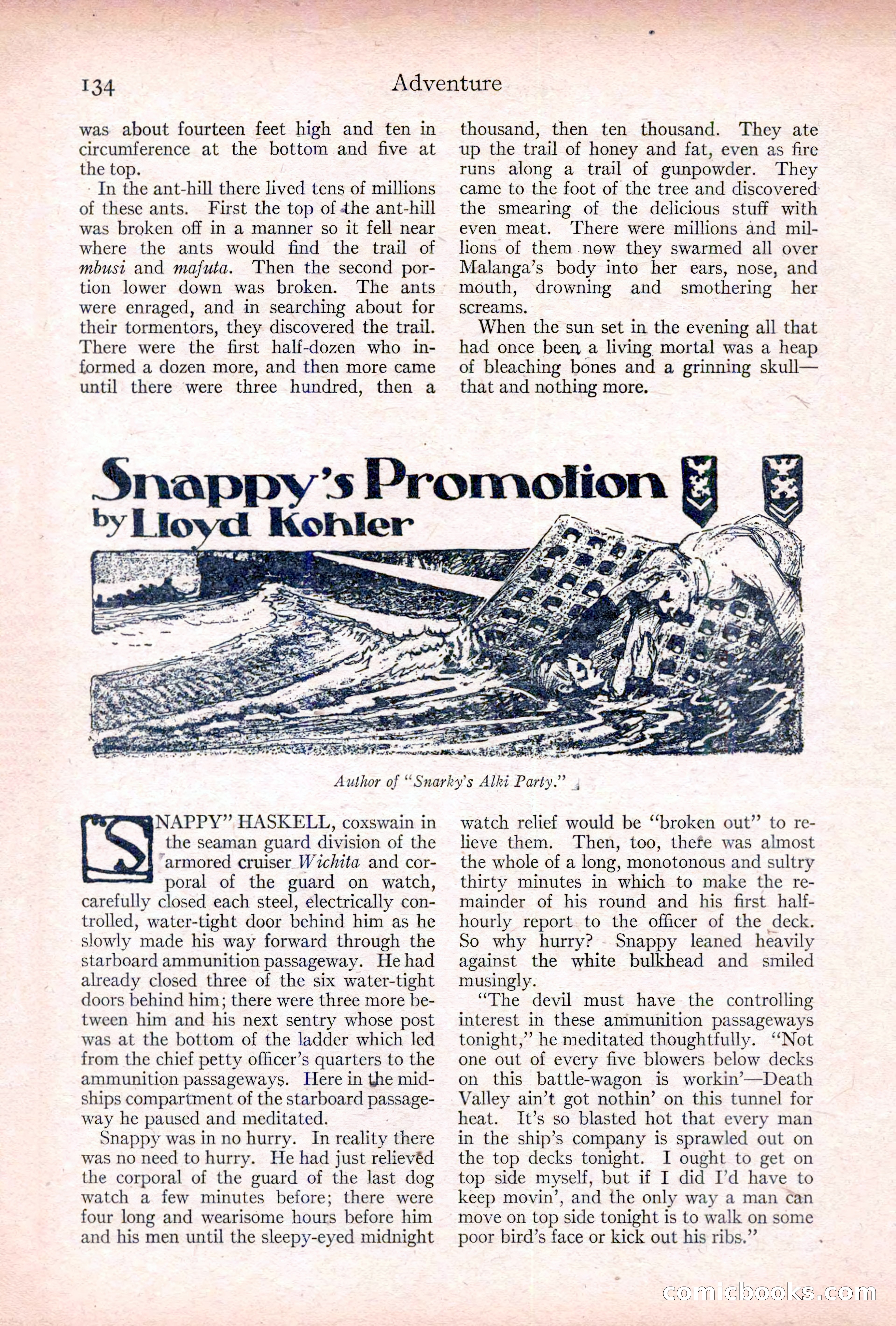 Adventure, January 20, 1922 — page 136 of 196