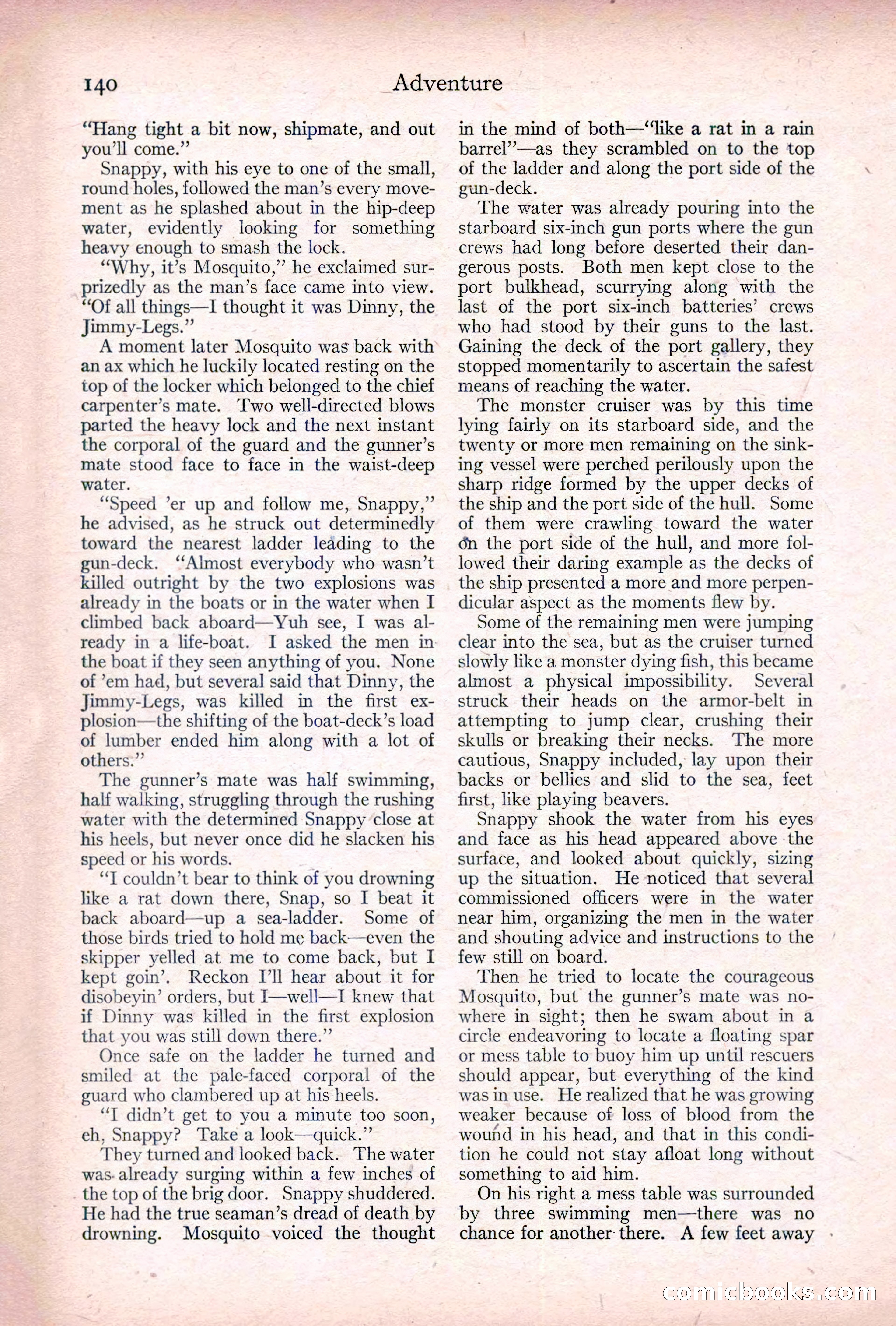 Adventure, January 20, 1922 — page 142 of 196