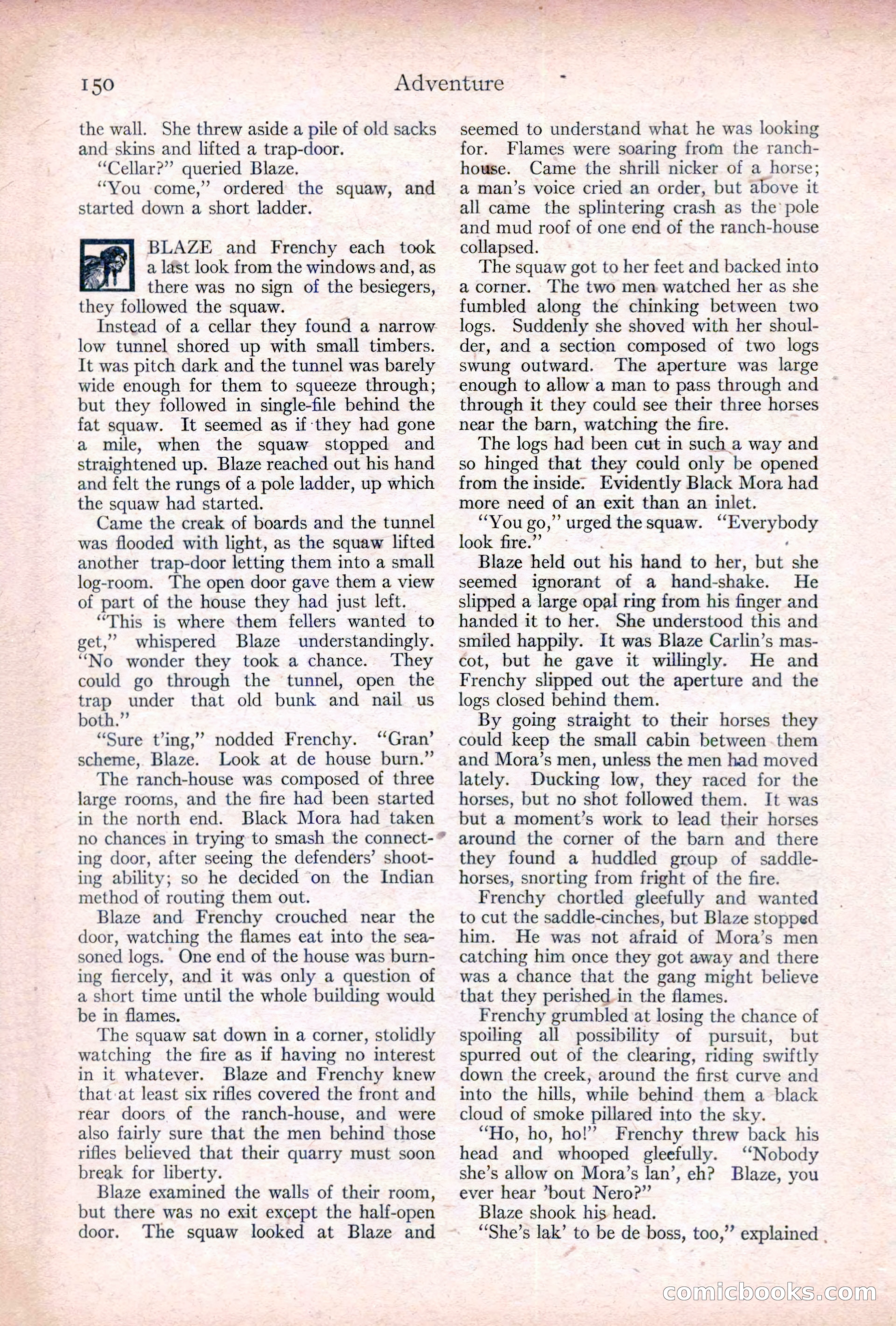 Adventure, January 20, 1922 — page 152 of 196