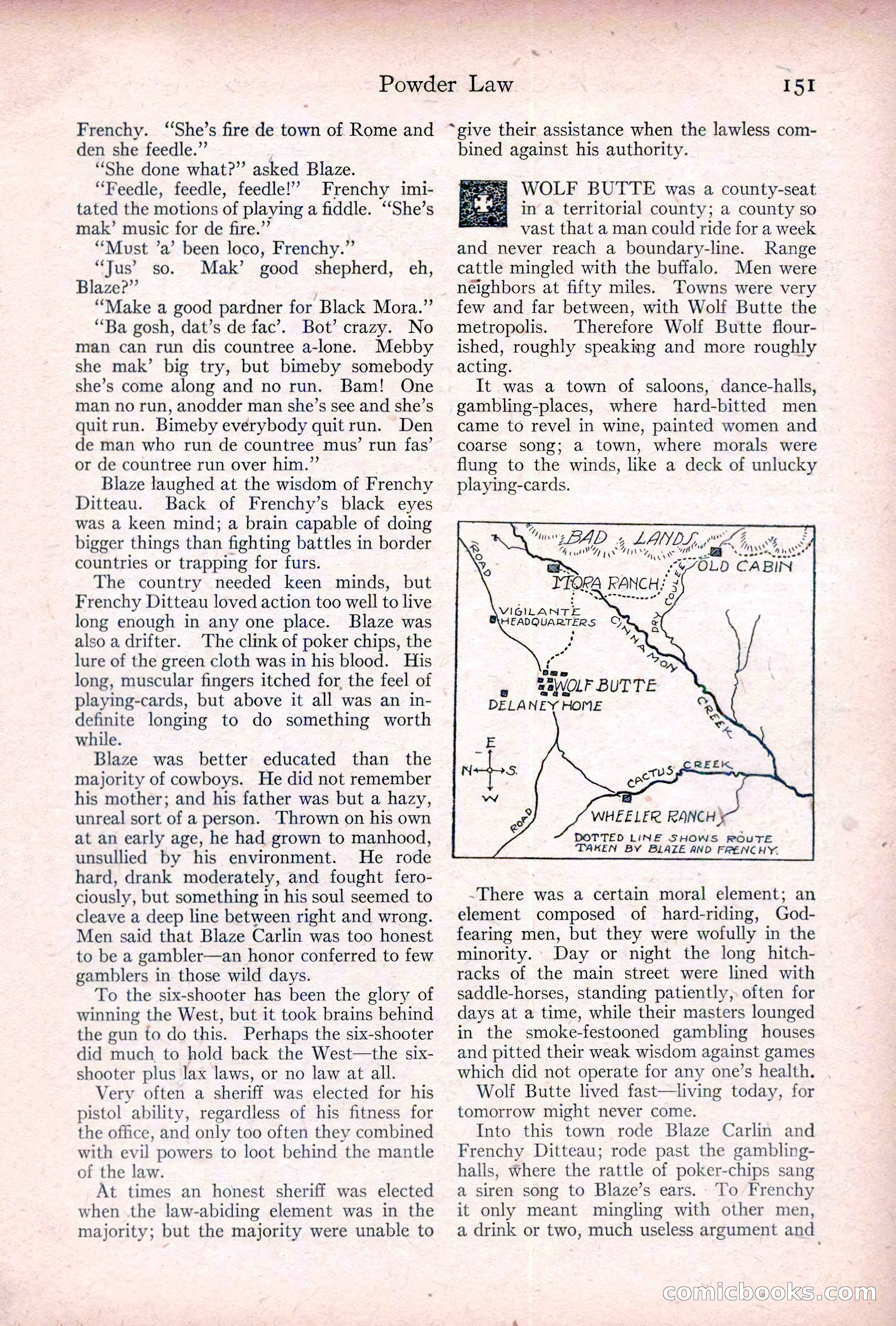 Adventure, January 20, 1922 — page 153 of 196