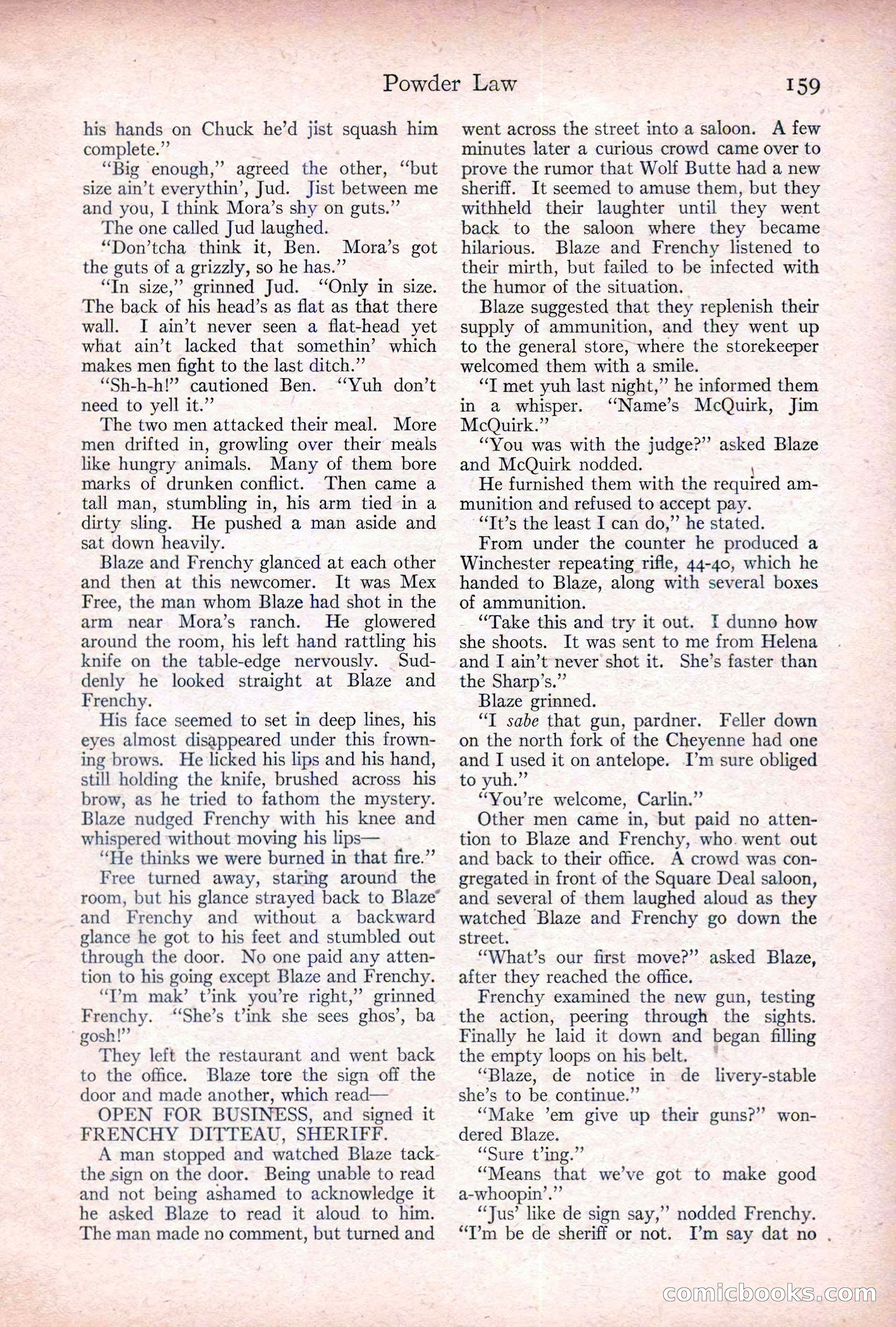 Adventure, January 20, 1922 — page 161 of 196