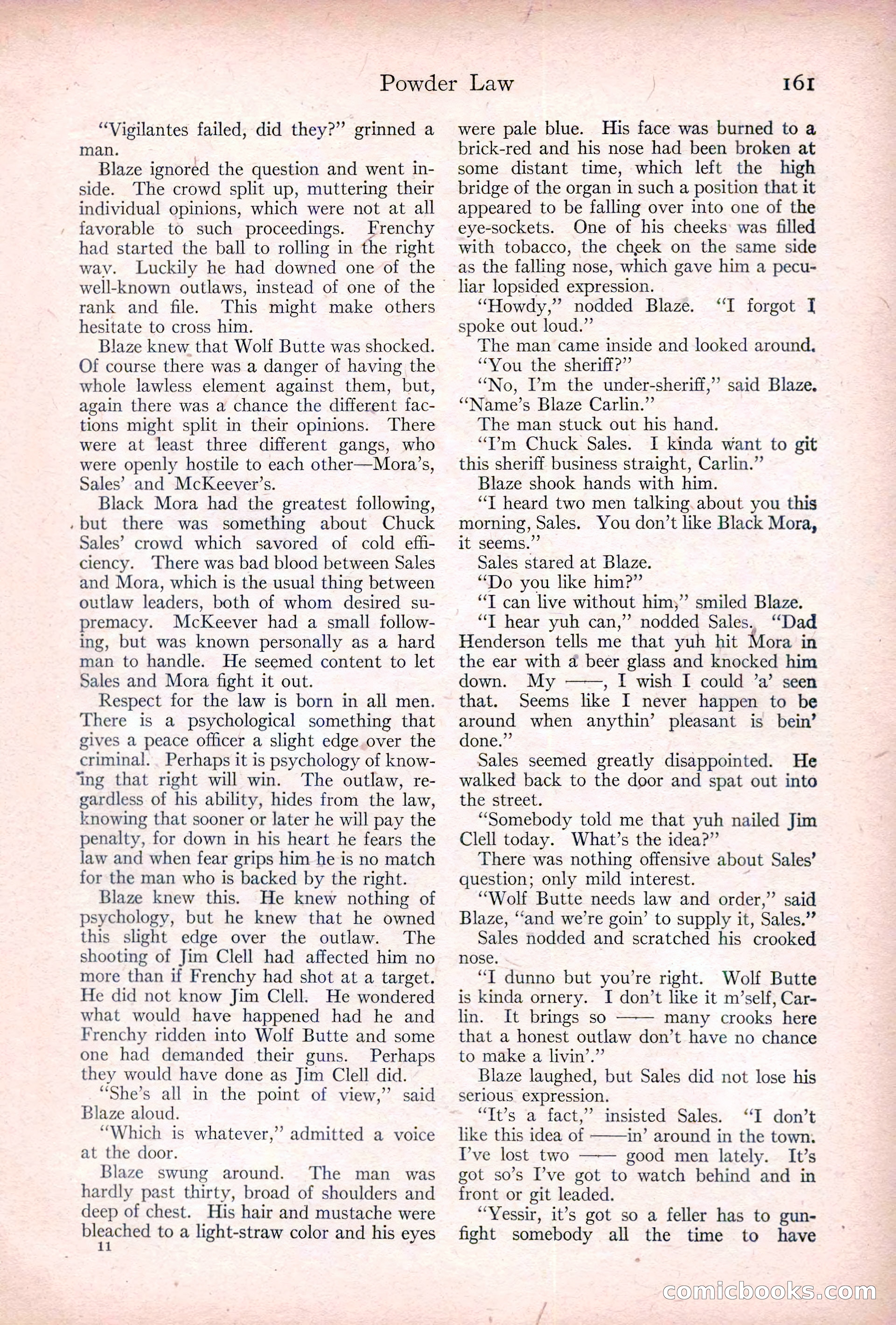 Adventure, January 20, 1922 — page 163 of 196
