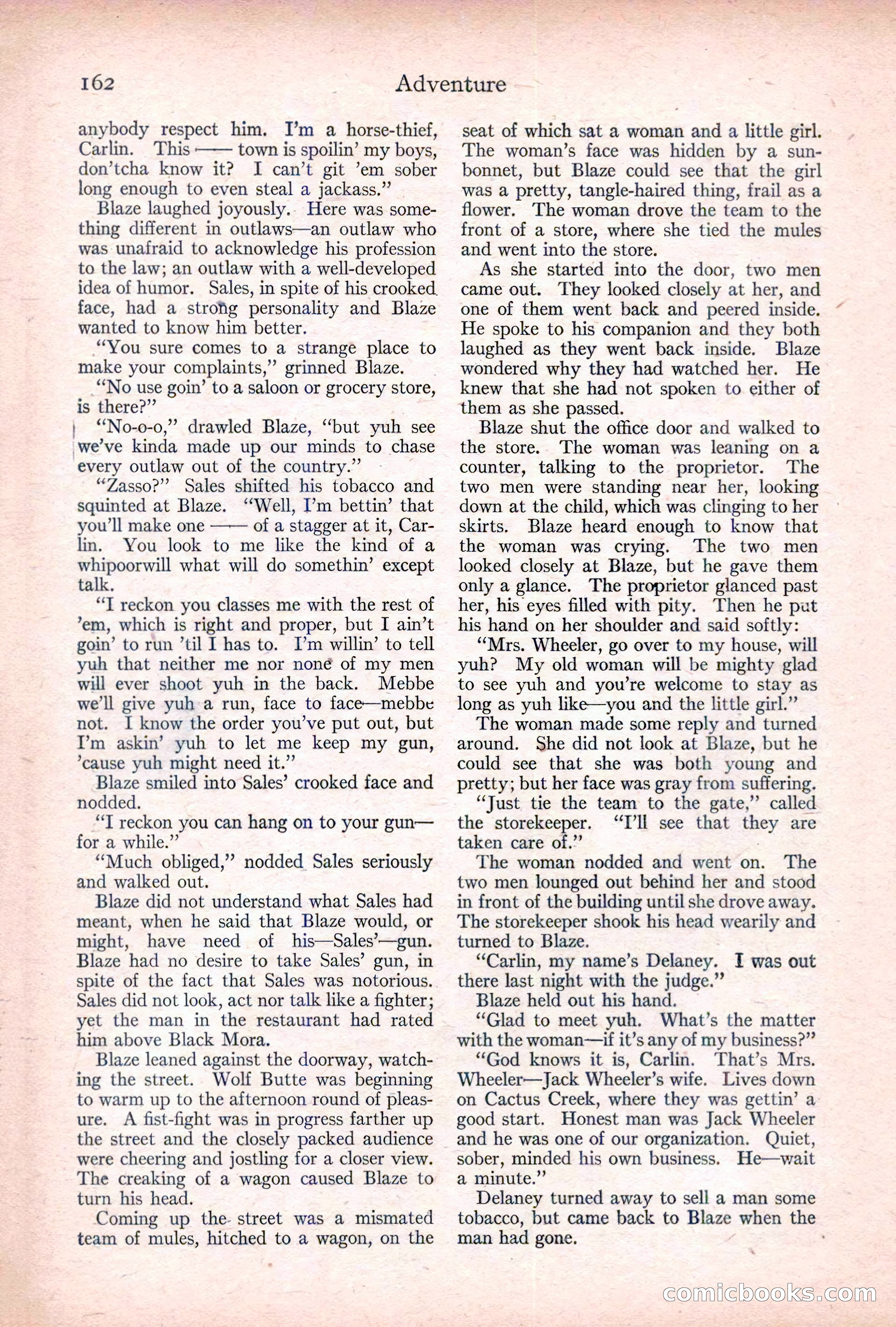 Adventure, January 20, 1922 — page 164 of 196