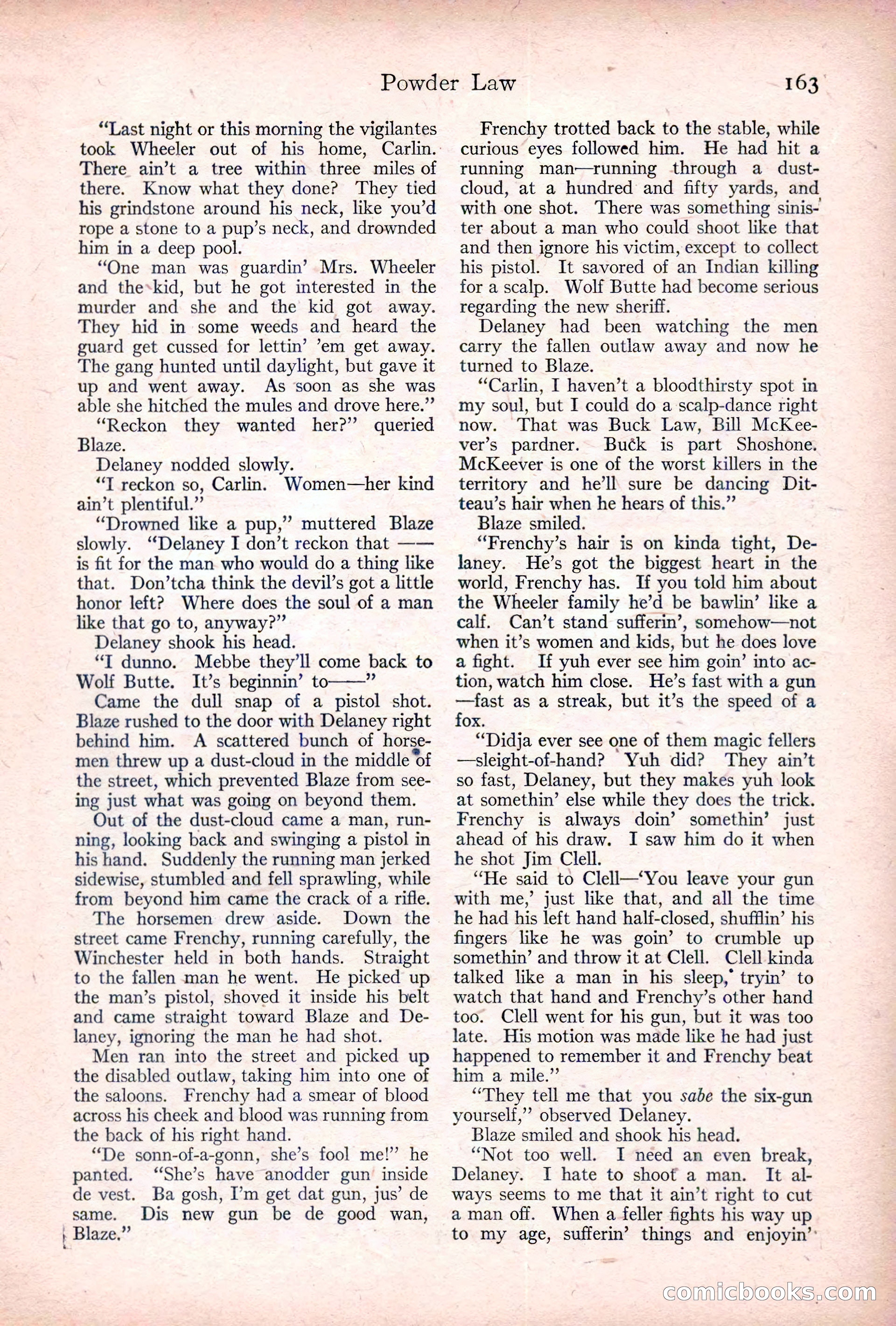 Adventure, January 20, 1922 — page 165 of 196