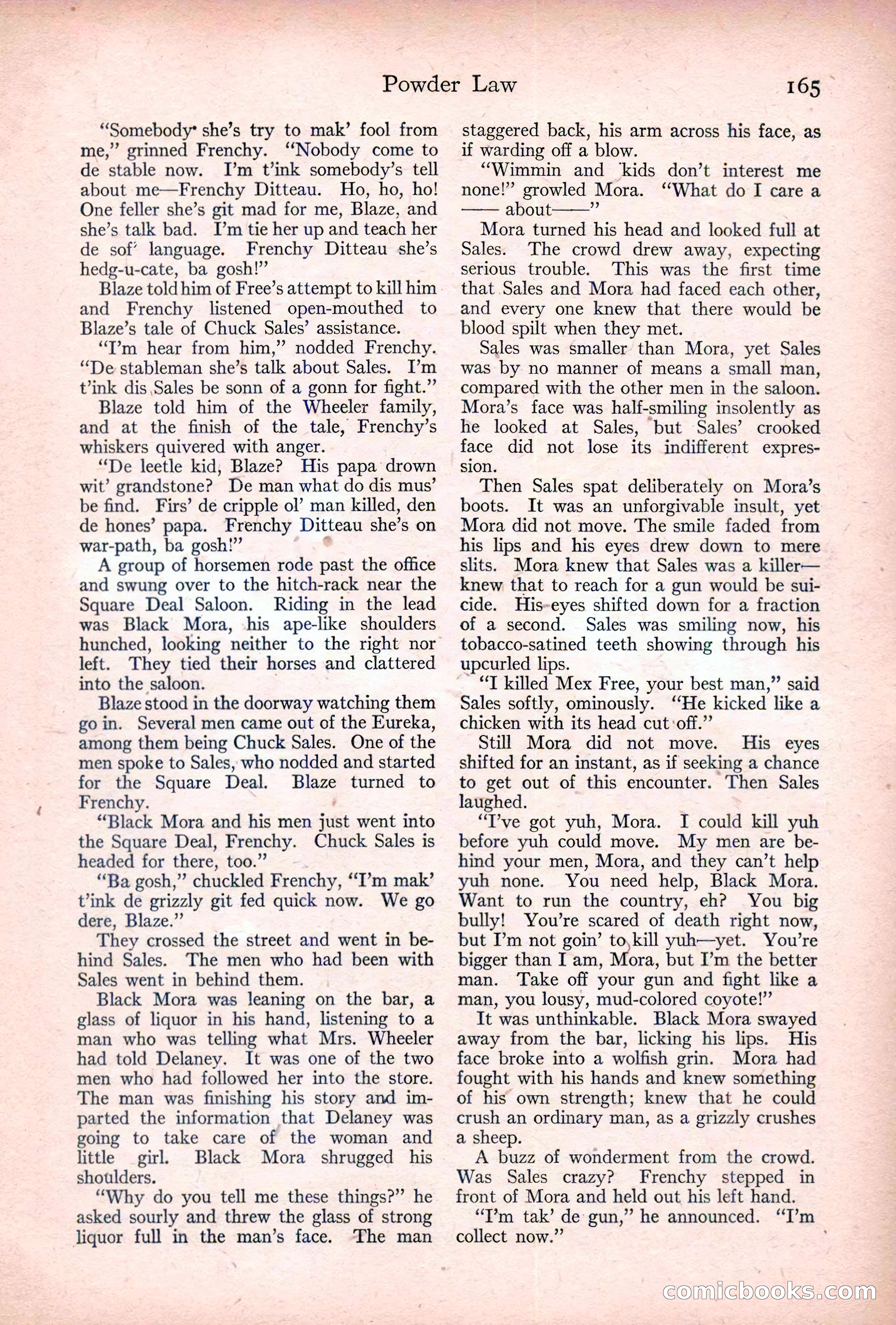 Adventure, January 20, 1922 — page 167 of 196