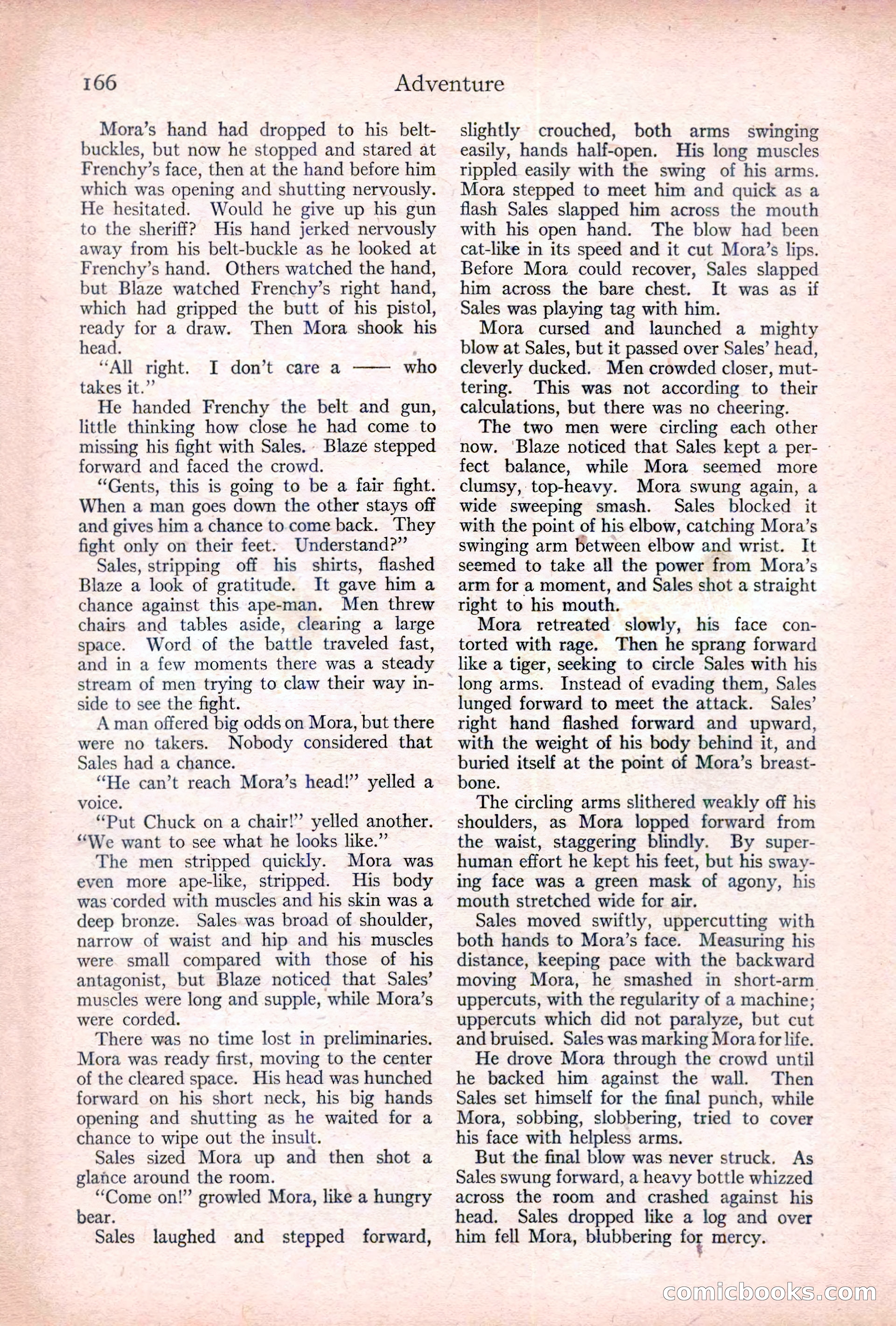 Adventure, January 20, 1922 — page 168 of 196