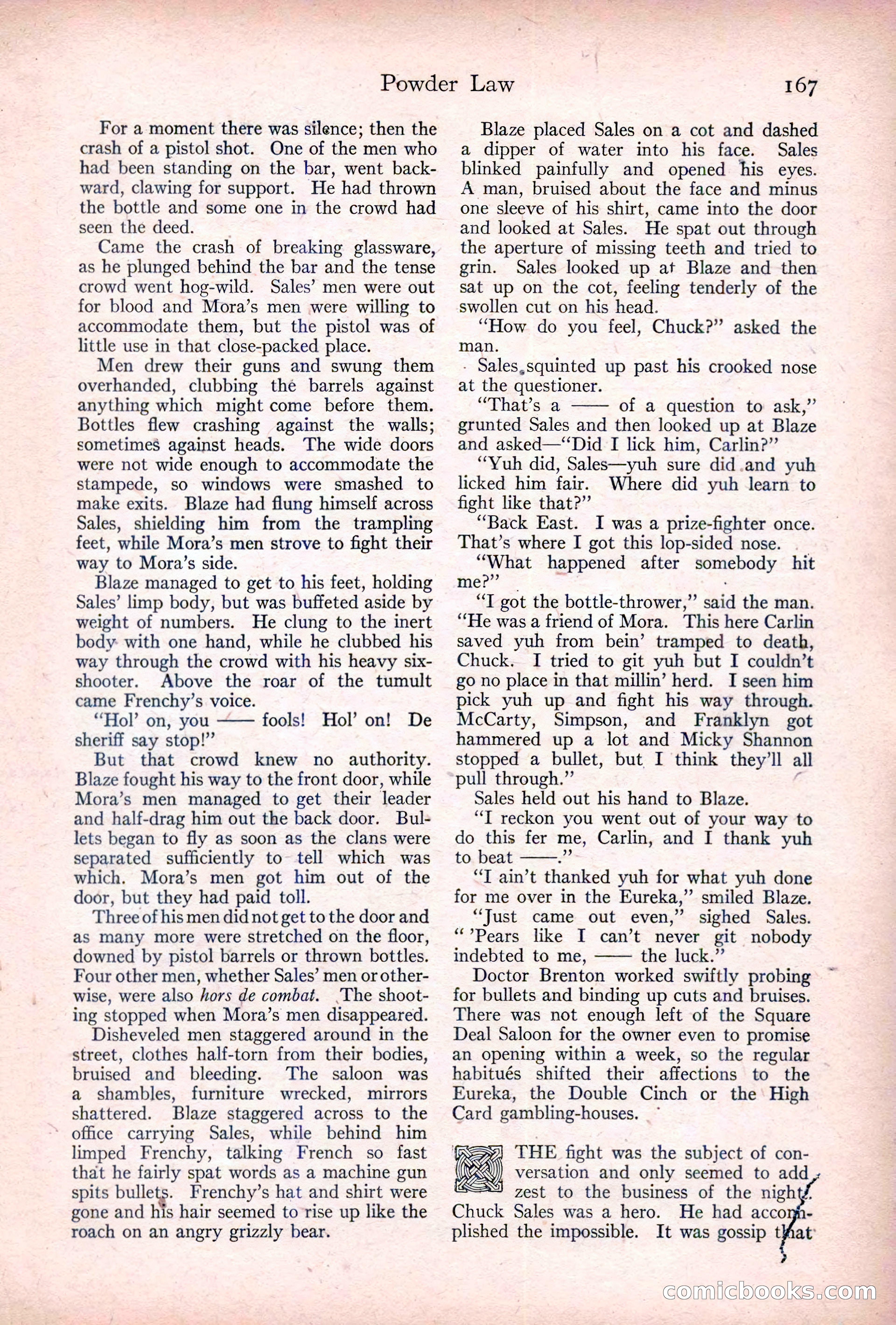 Adventure, January 20, 1922 — page 169 of 196