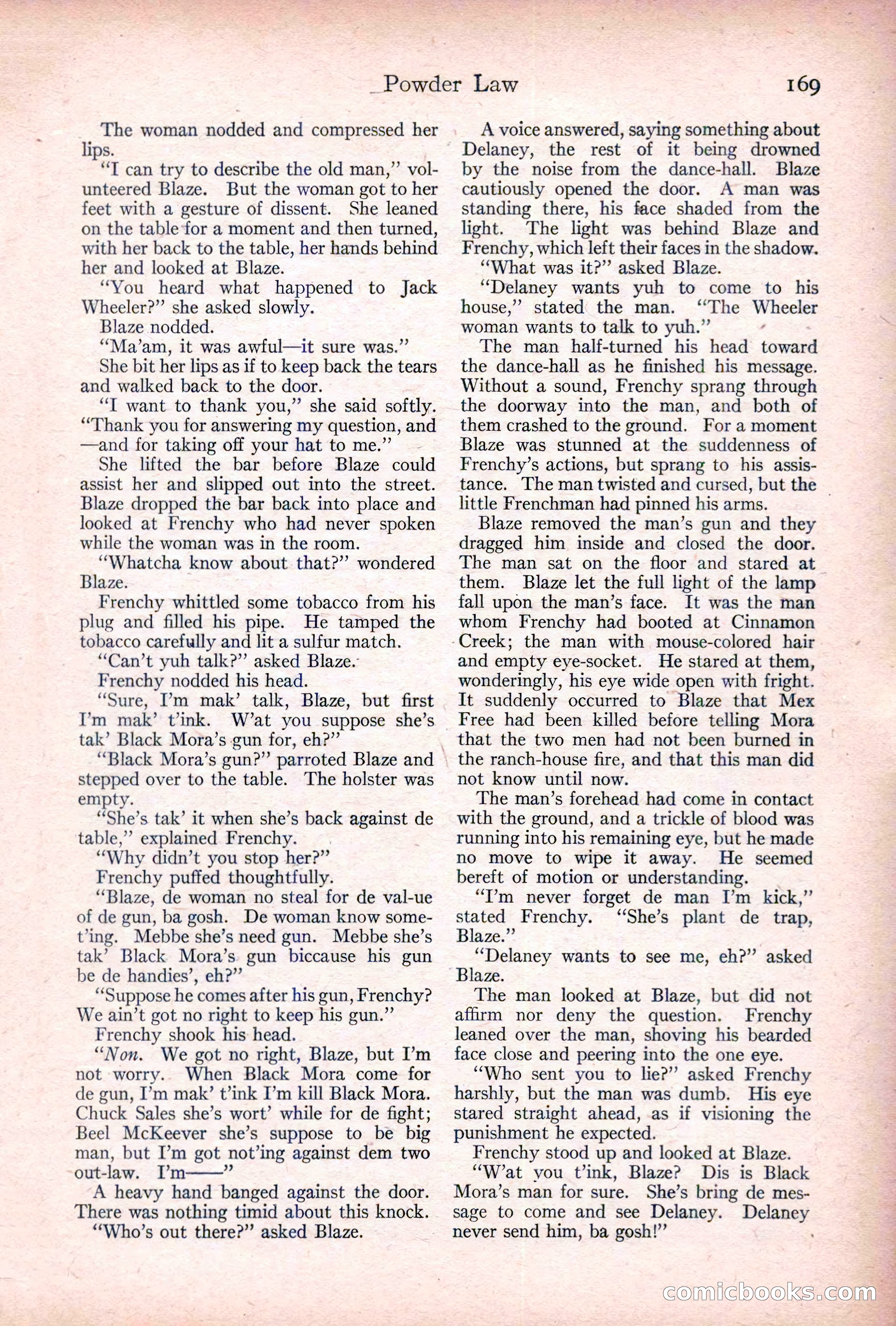 Adventure, January 20, 1922 — page 171 of 196