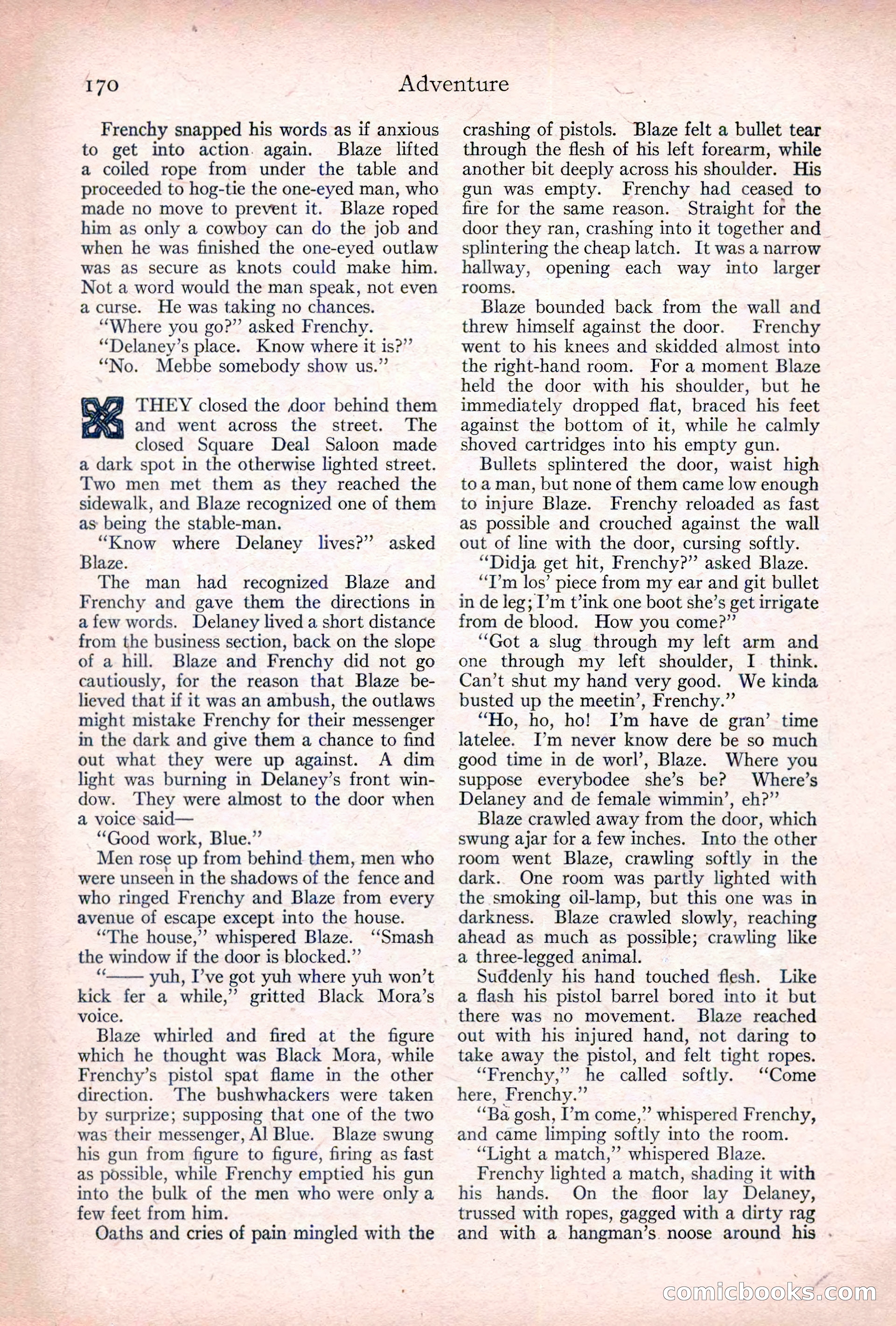 Adventure, January 20, 1922 — page 172 of 196