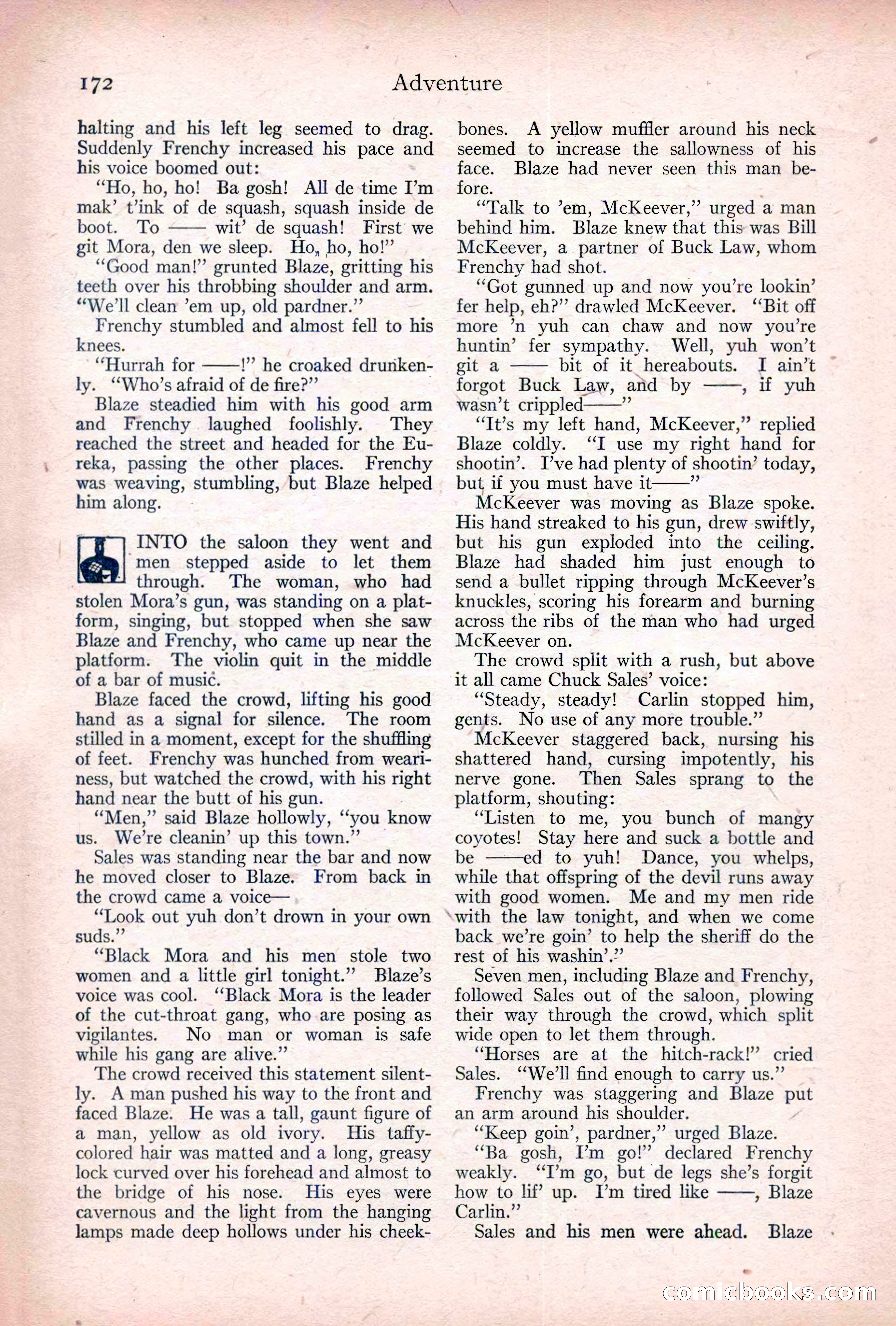 Adventure, January 20, 1922 — page 174 of 196